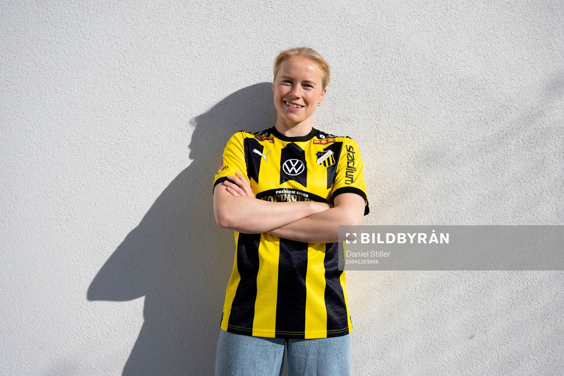 Häckens Julie Blakstad poserar