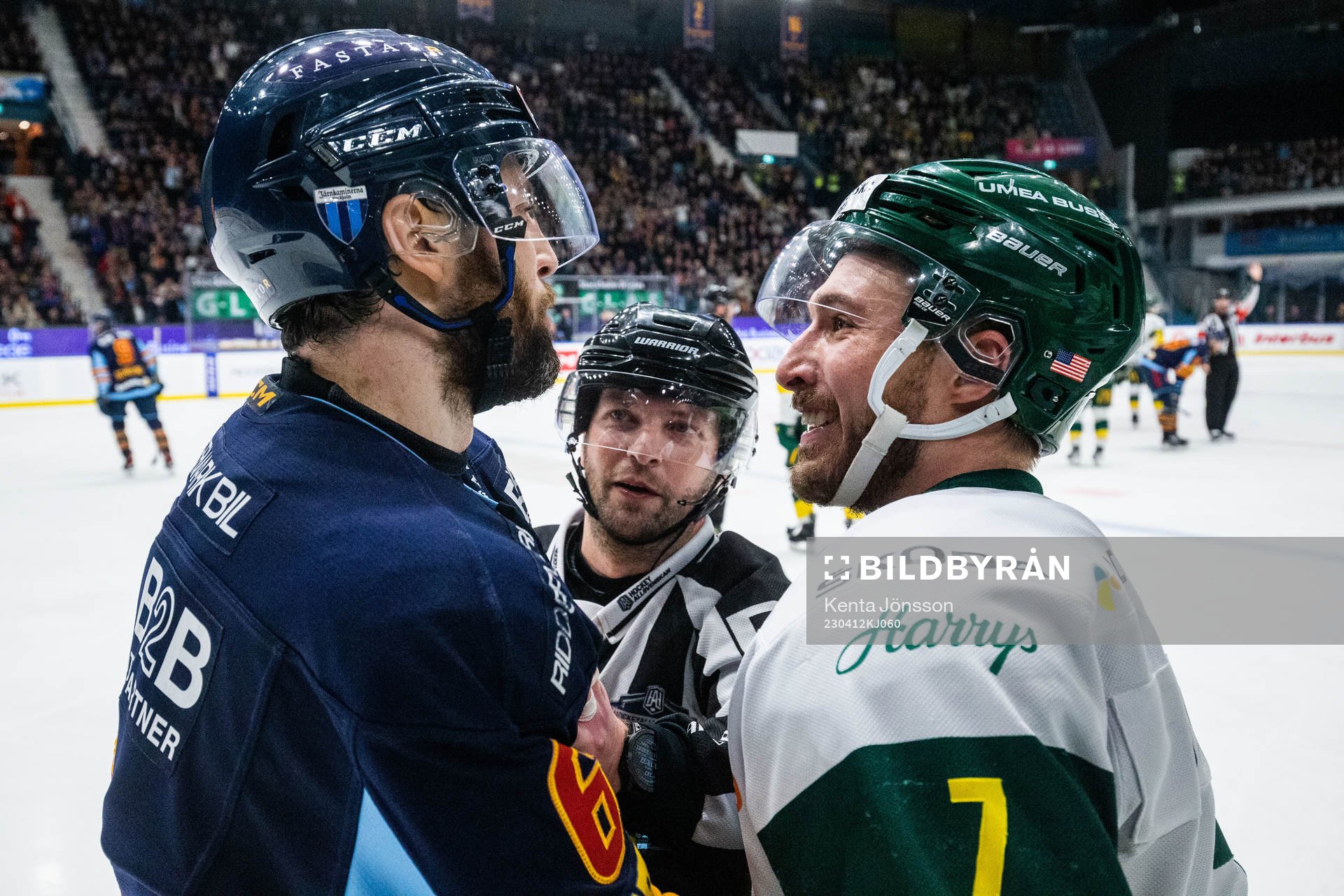 Djurgårdens Stefan Elliott och Björklövens Nicholas
