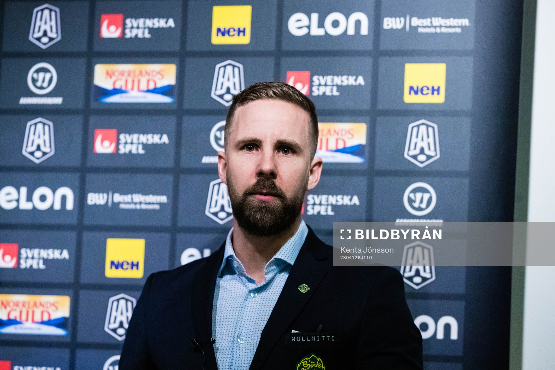 Björklövens tränare Viktor Stråhle