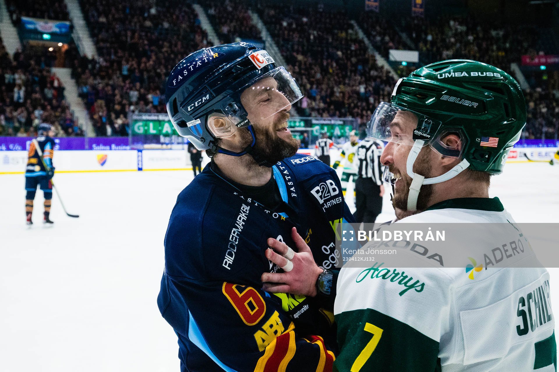 Djurgårdens Stefan Elliott och Björklövens Nicholas