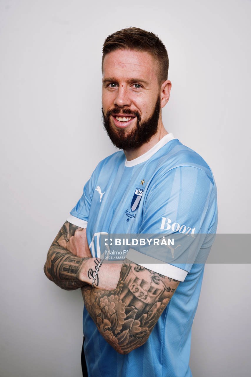 På denna handoutbild från Malmö FF syns Pontus Jansson