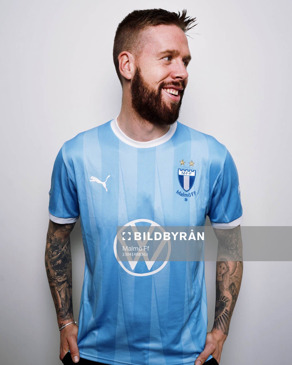 På denna handoutbild från Malmö FF syns Pontus Jansson