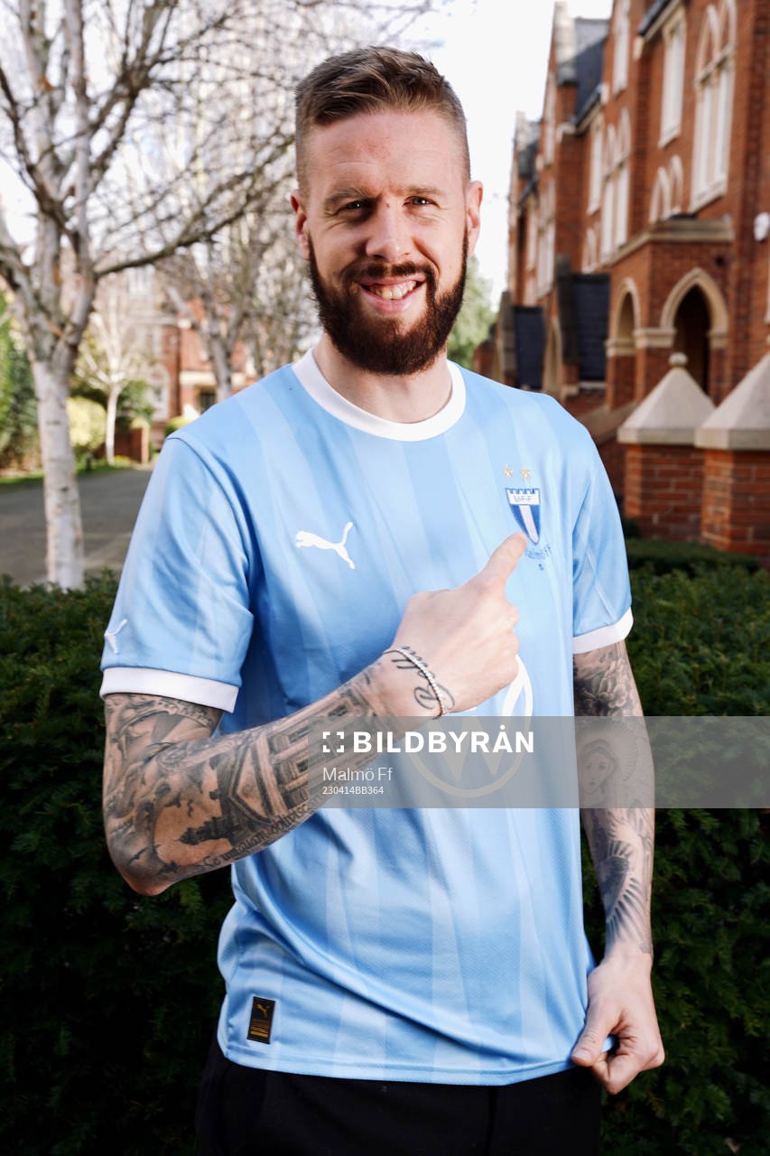 På denna handoutbild från Malmö FF syns Pontus Jansson