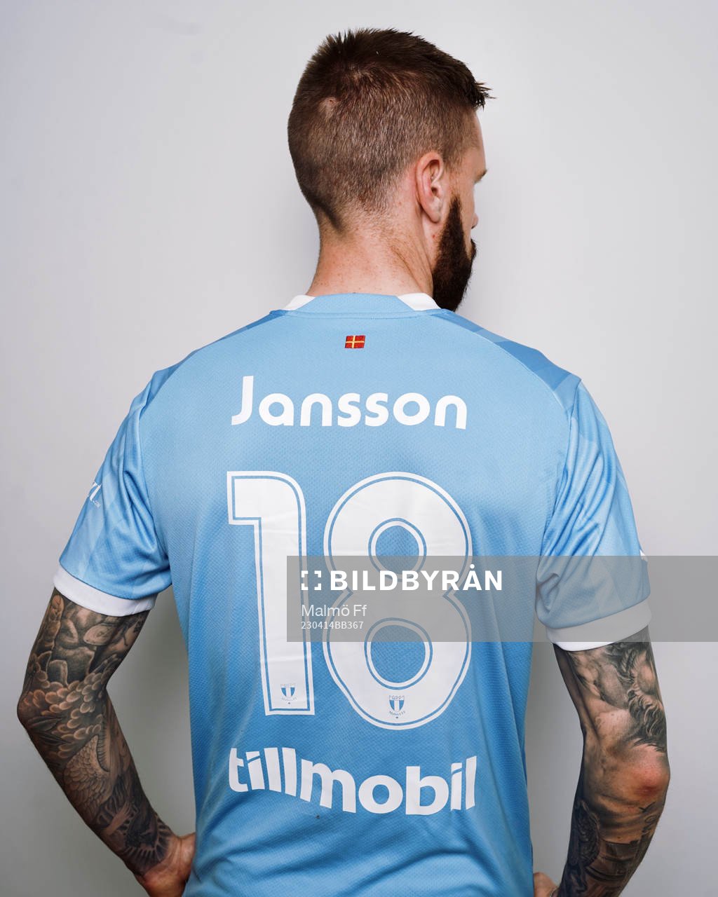 På denna handoutbild från Malmö FF syns Pontus Jansson