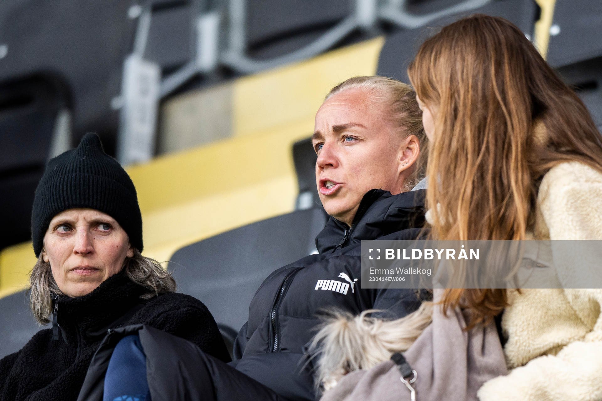 FC Rosengårds Caroline Seger på läktaren