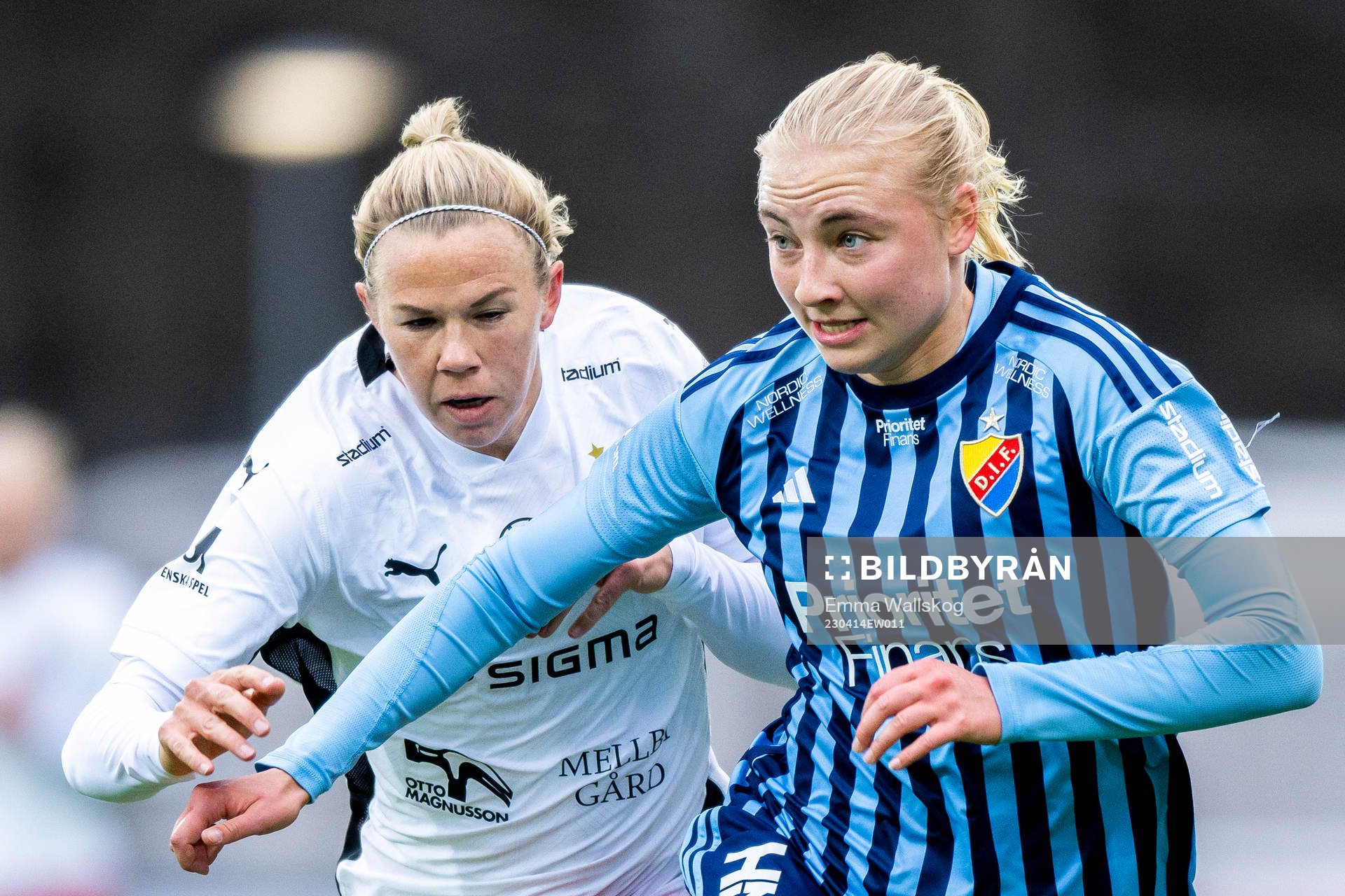 FC Rosengårds Jessica Wik och Djurgårdens Stinalisa