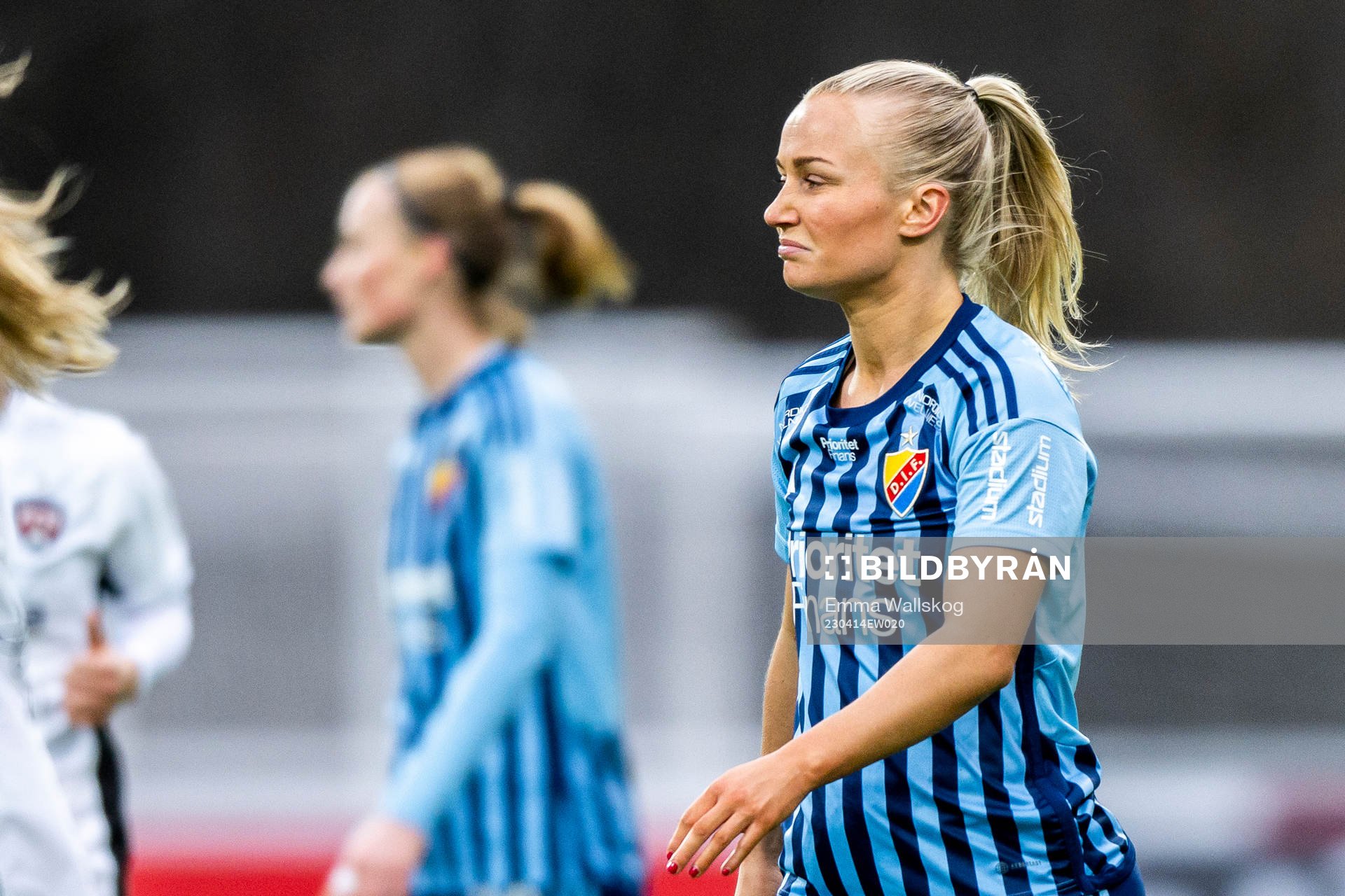 Djurgårdens Tove Almqvist deppar