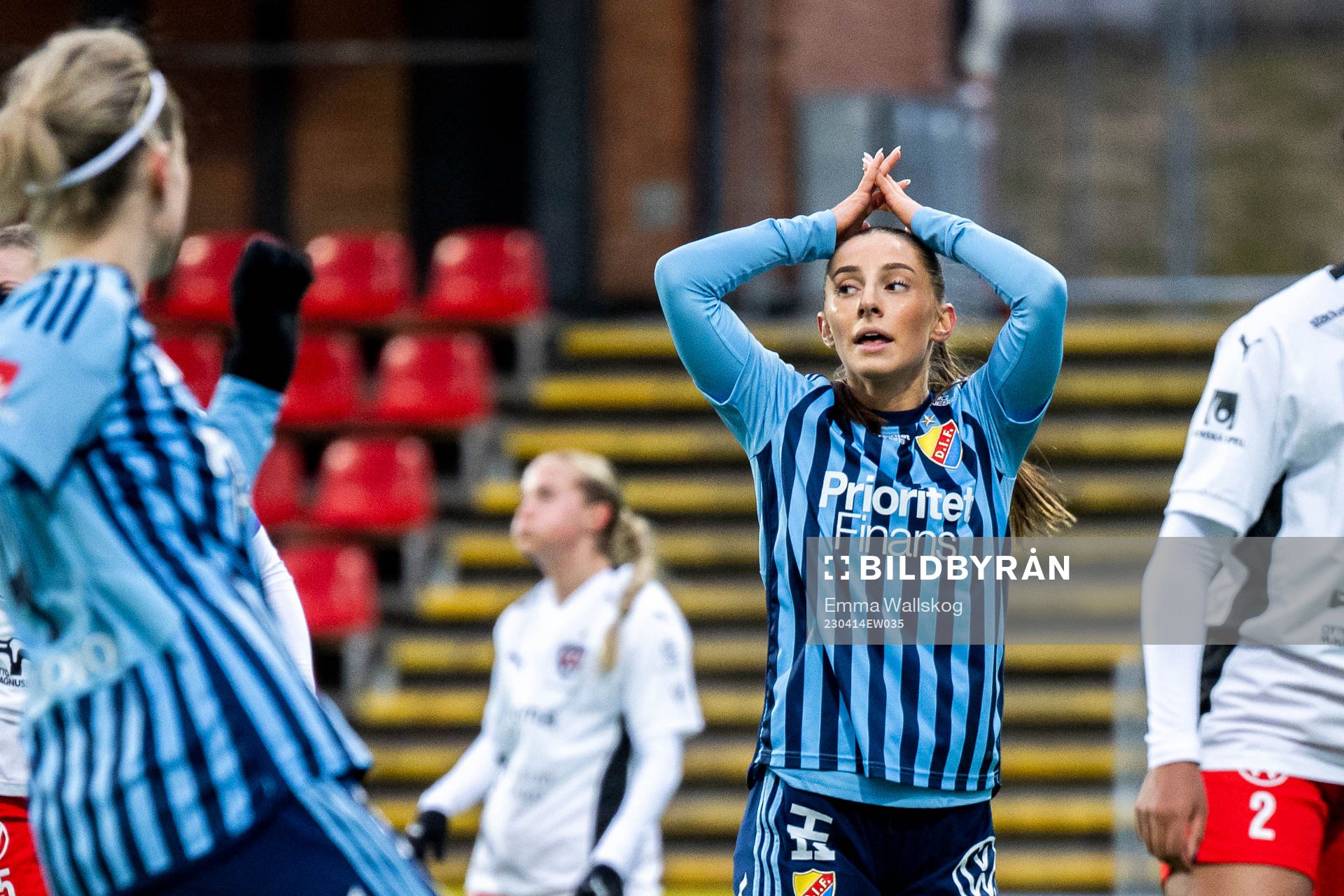 Djurgårdens Tilde Lindwall deppar