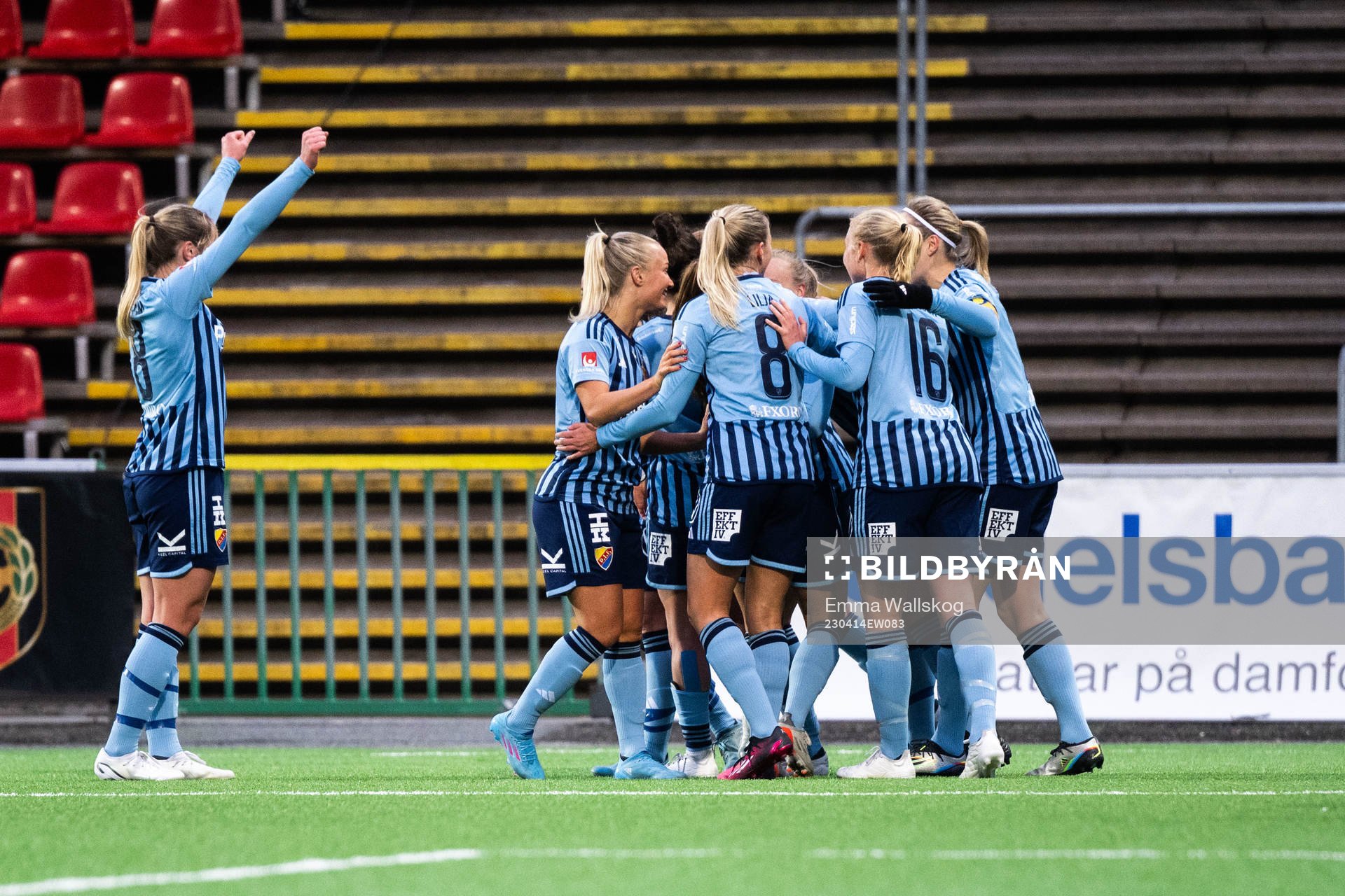 Djurgårdens Matilda Plan jublar