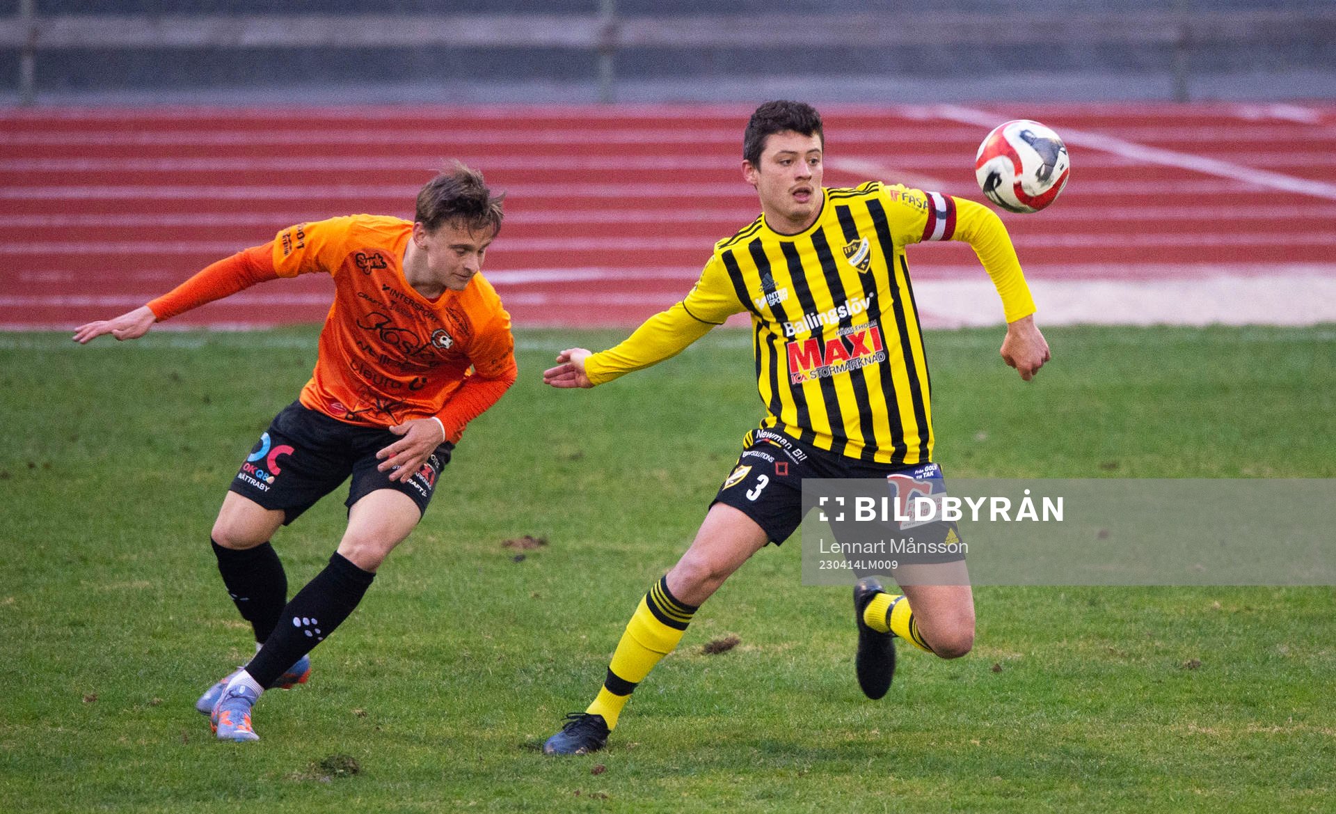 IFK Hässleholms Isak Orajärvi  i matchen i div. 2 mellan