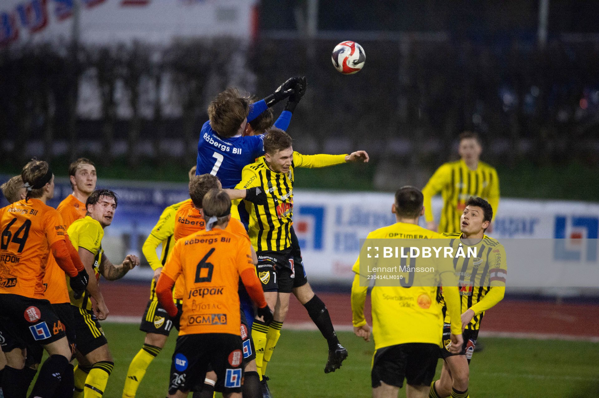 IFK Hässleholms Edvin Nilsson i matchen i div. 2 mellan FK