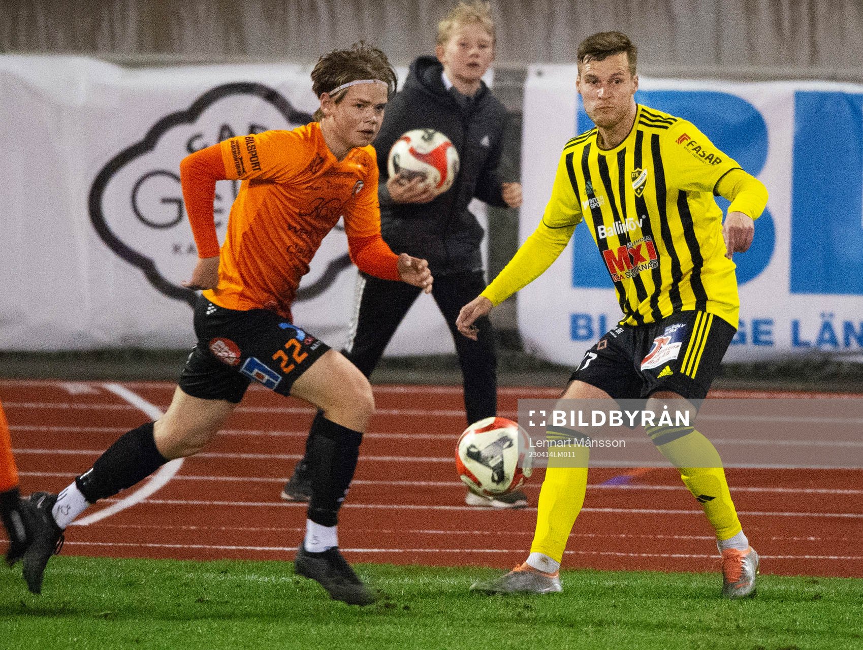 IFK Hässleholms Marcus Thuvesson i matchen i div. 2 mellan