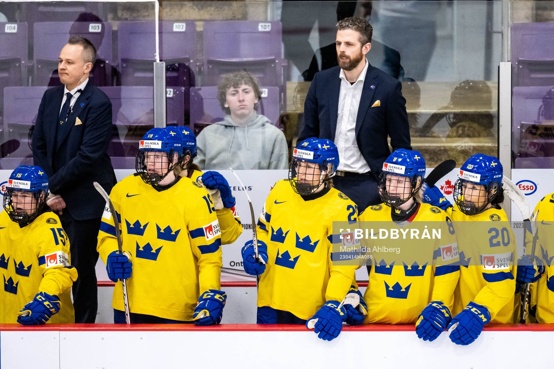 Assistant coach Andreas Karlsson and Head coach Ulf Lundberg