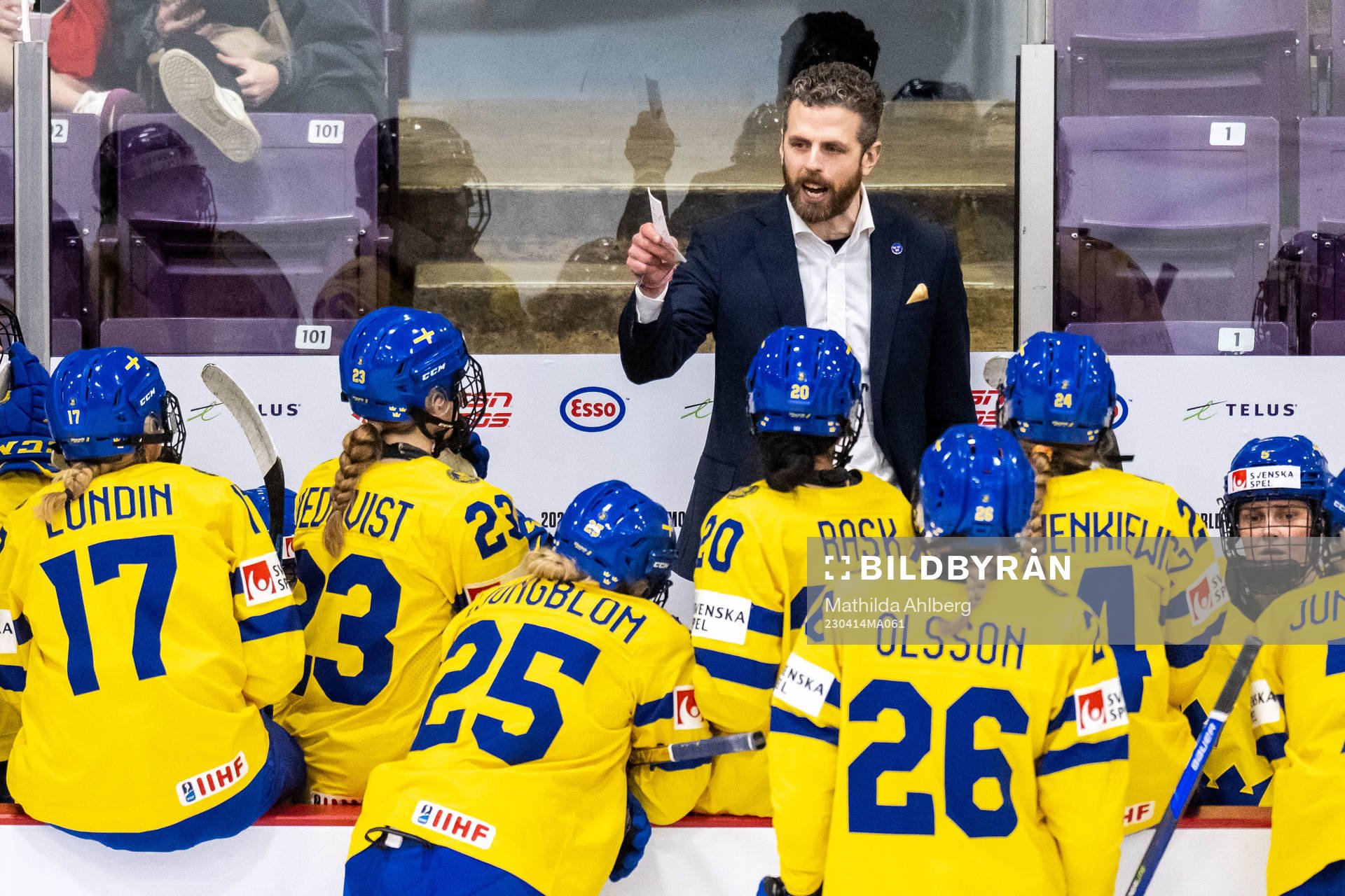 Head coach Ulf Lundberg of Sweden
