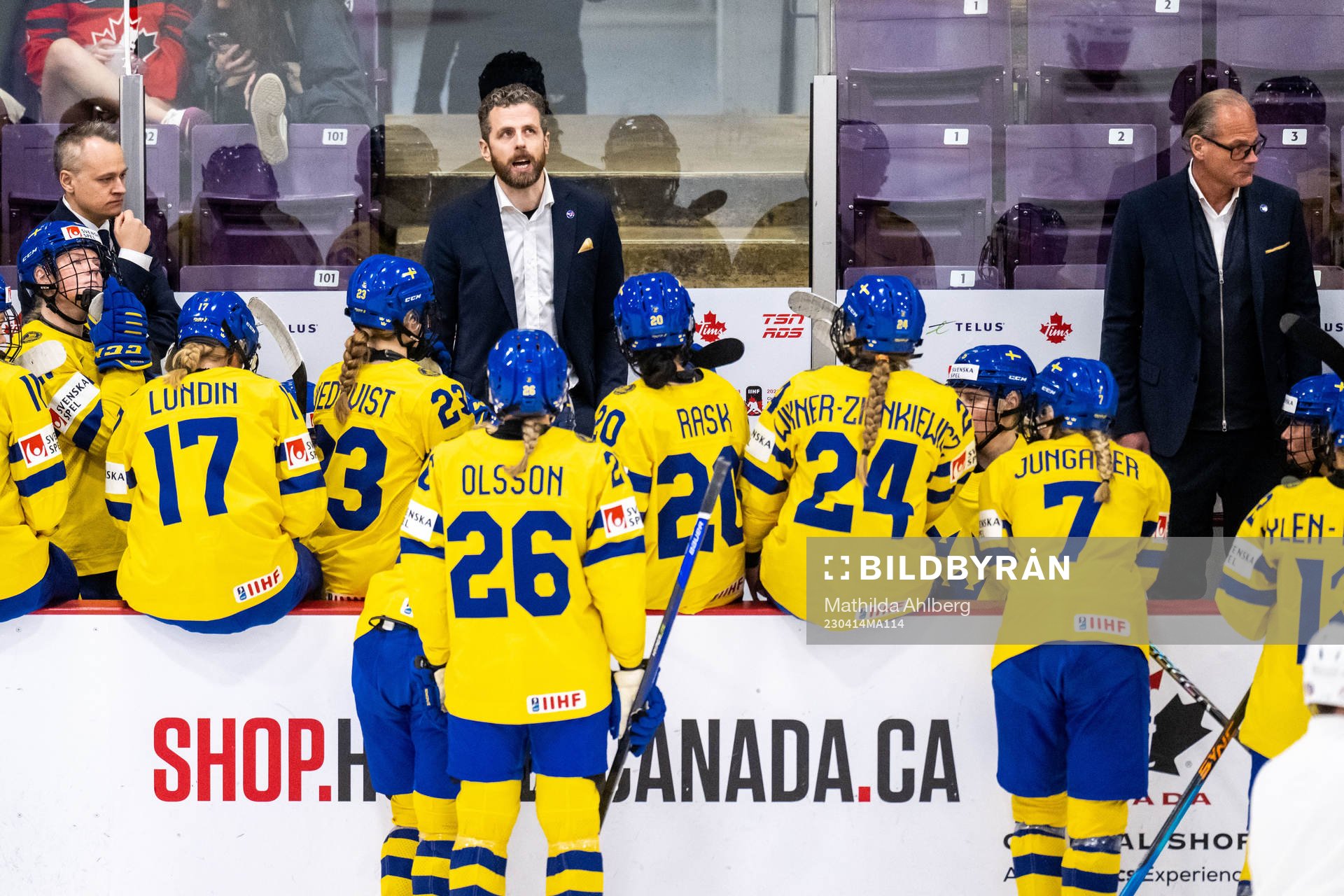 Assistant coach Andreas Karlsson, Head coach Ulf Lundberg