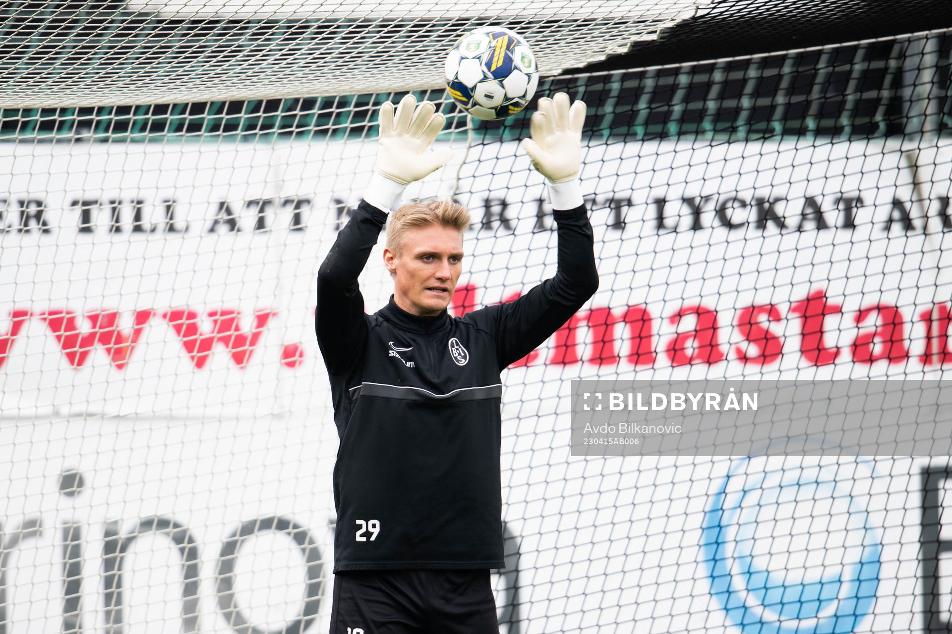 Landskronas målvakt Svante Hildeman