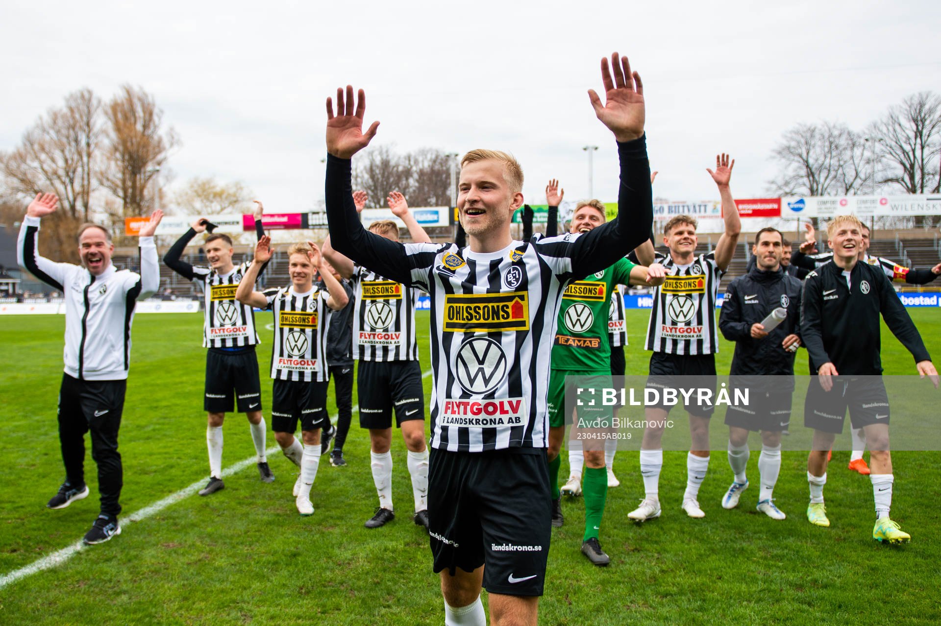 Landskronas Johan Rapp jublar