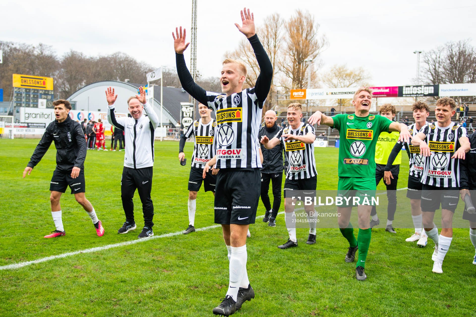 Landskronas Johan Rapp jublar