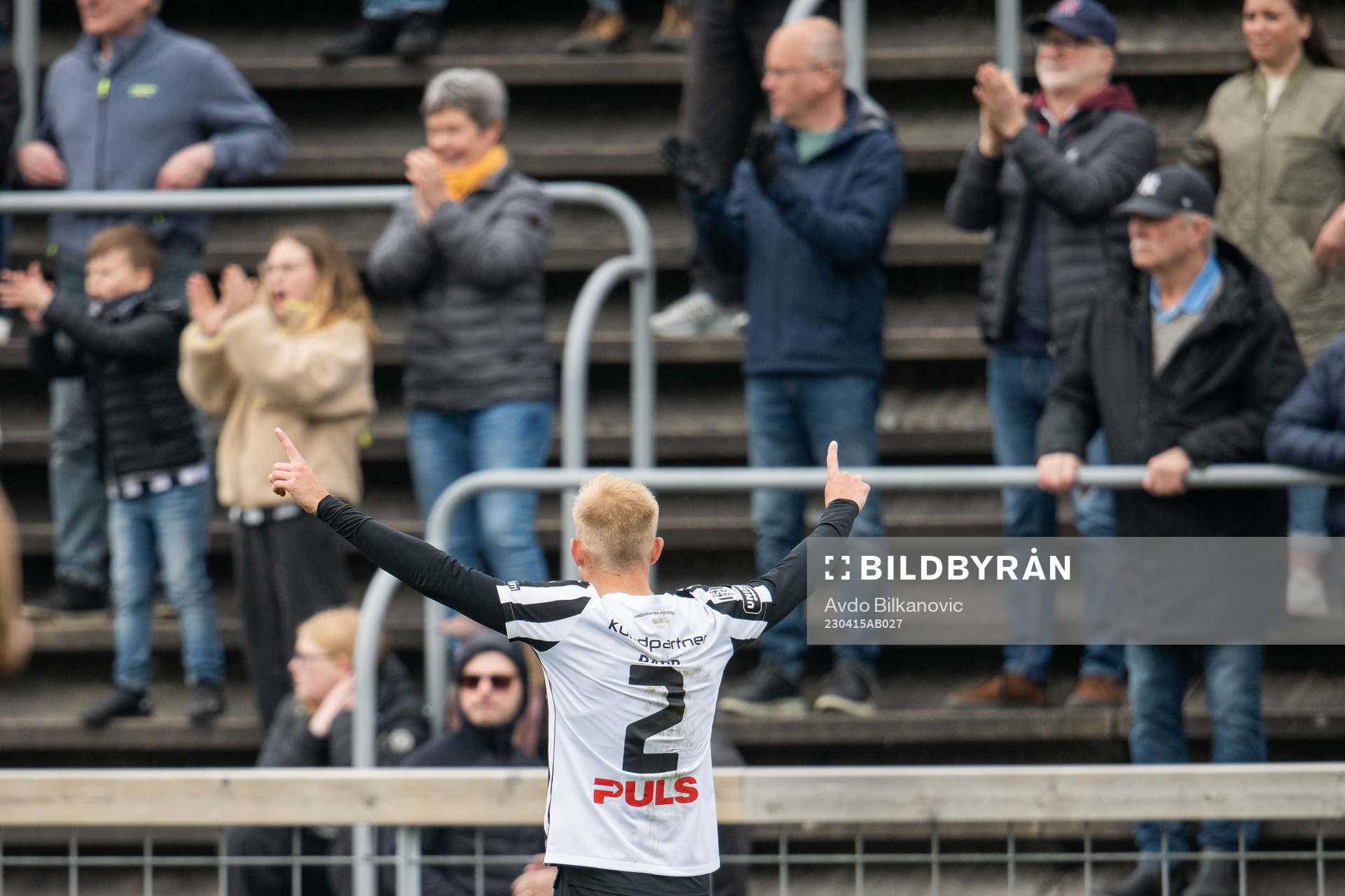 Landskronas Johan Rapp jublar