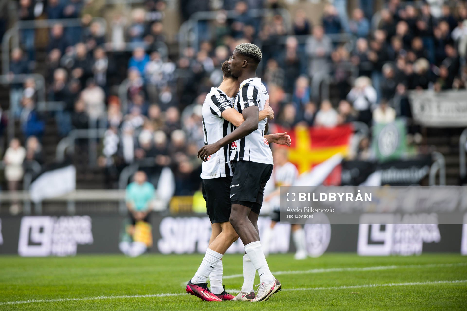 Landskronas Camil Jebara och Ousmane Diawara
