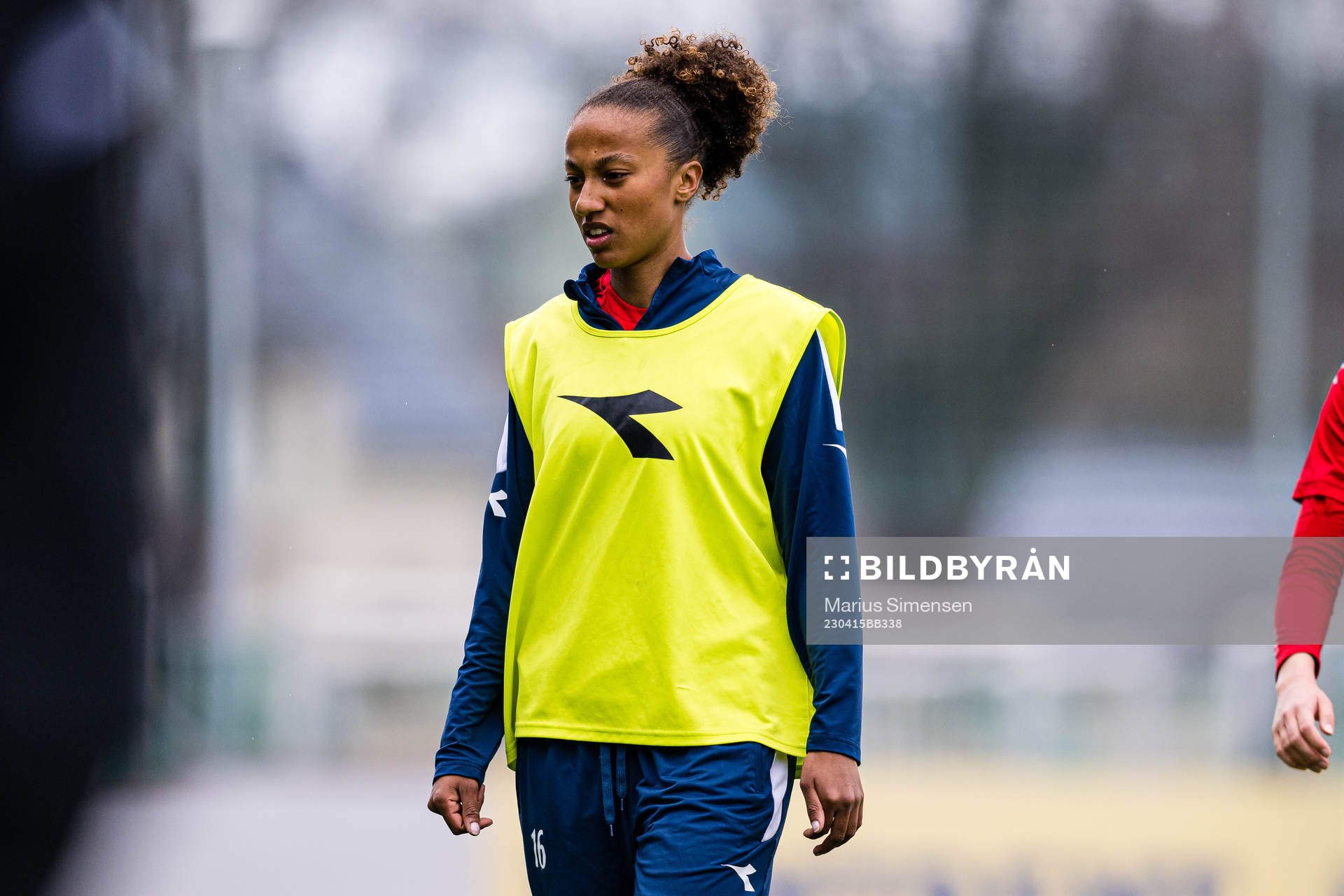 Cassandra Ella Archontoulis Bogere of Røa ahead of the Toppserien football match between Rosenborg and Røa on April 15, 2023 in Trondheim.