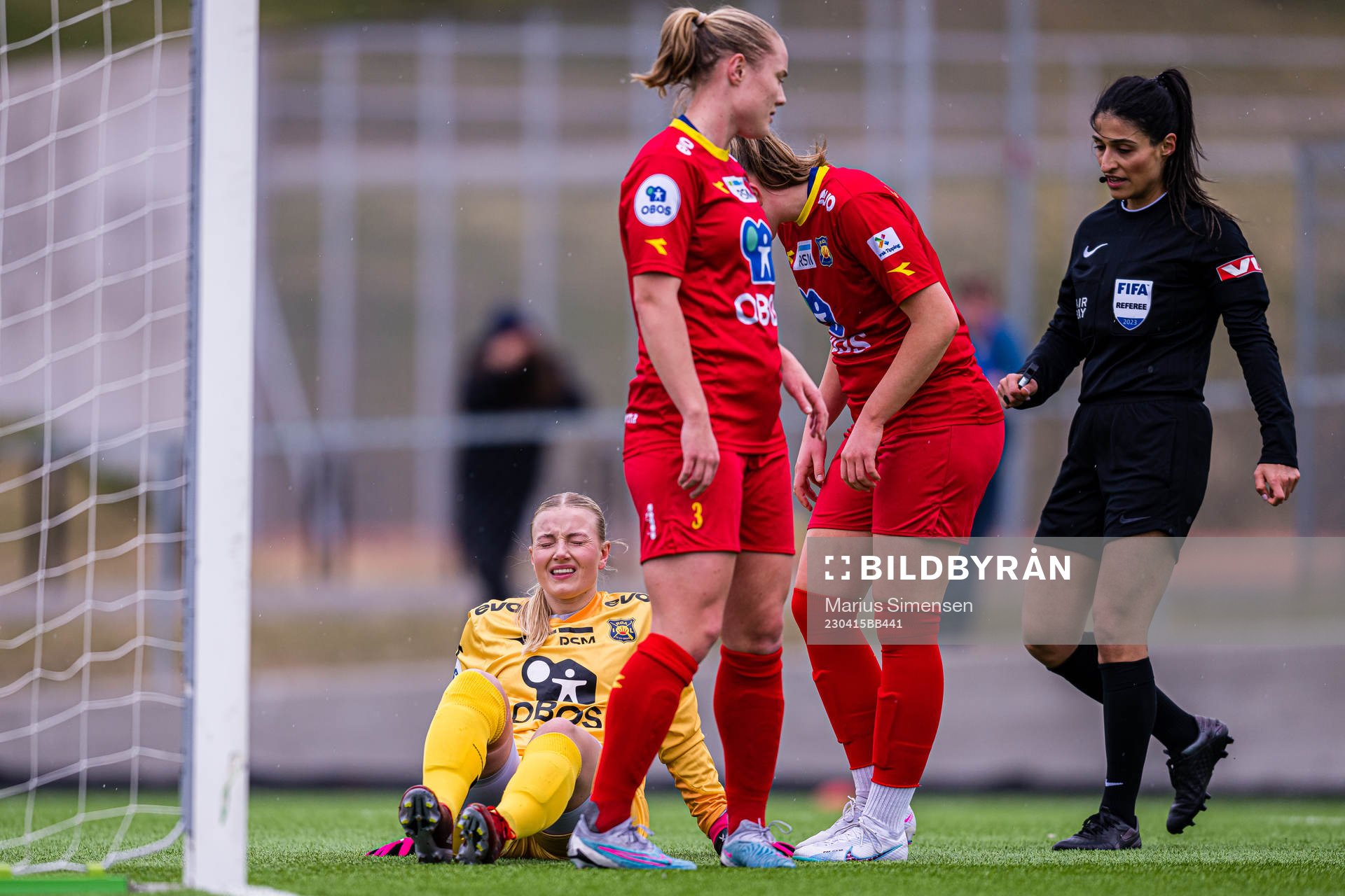 Hildegunn Sævik of Røa in pain