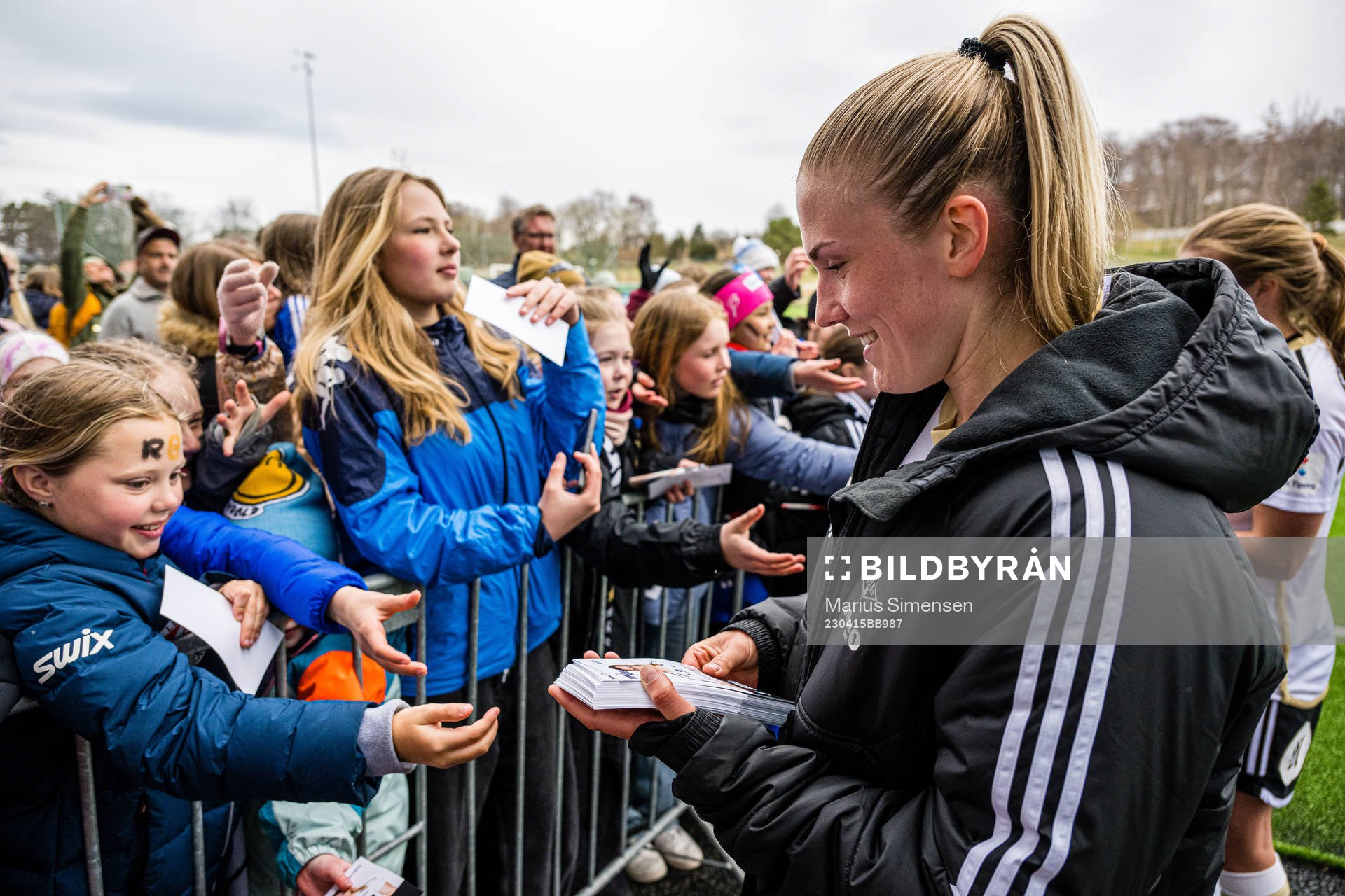 Emilie Nautnes of Rosenborg after the Toppserien football match between Rosenborg and Røa on April 15, 2023 in Trondheim.