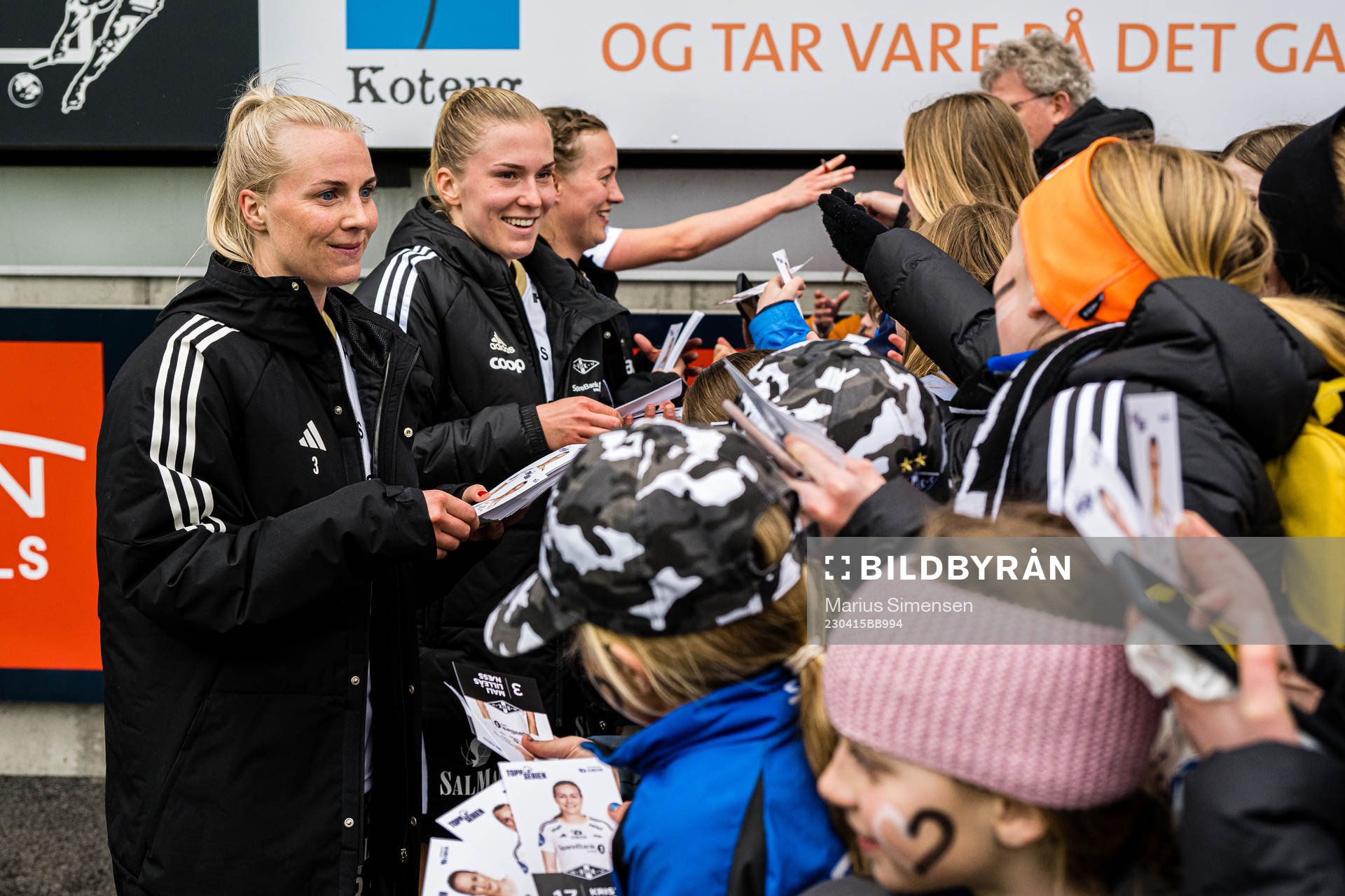 Mali Lilleås Næss and Emilie Nautnes of Rosenborg
