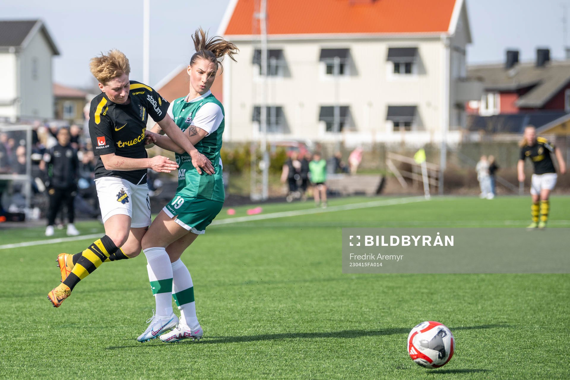 AIKs Monica Hagström och Alingsås Ebba Ranieli