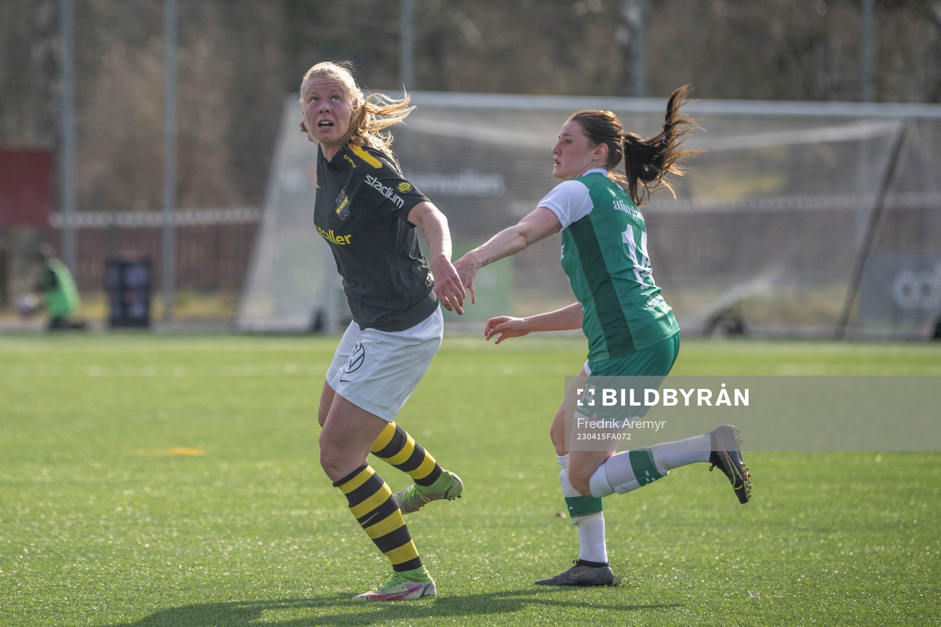 AIKs Sofia Parkner och Alingsås Ina Österlind