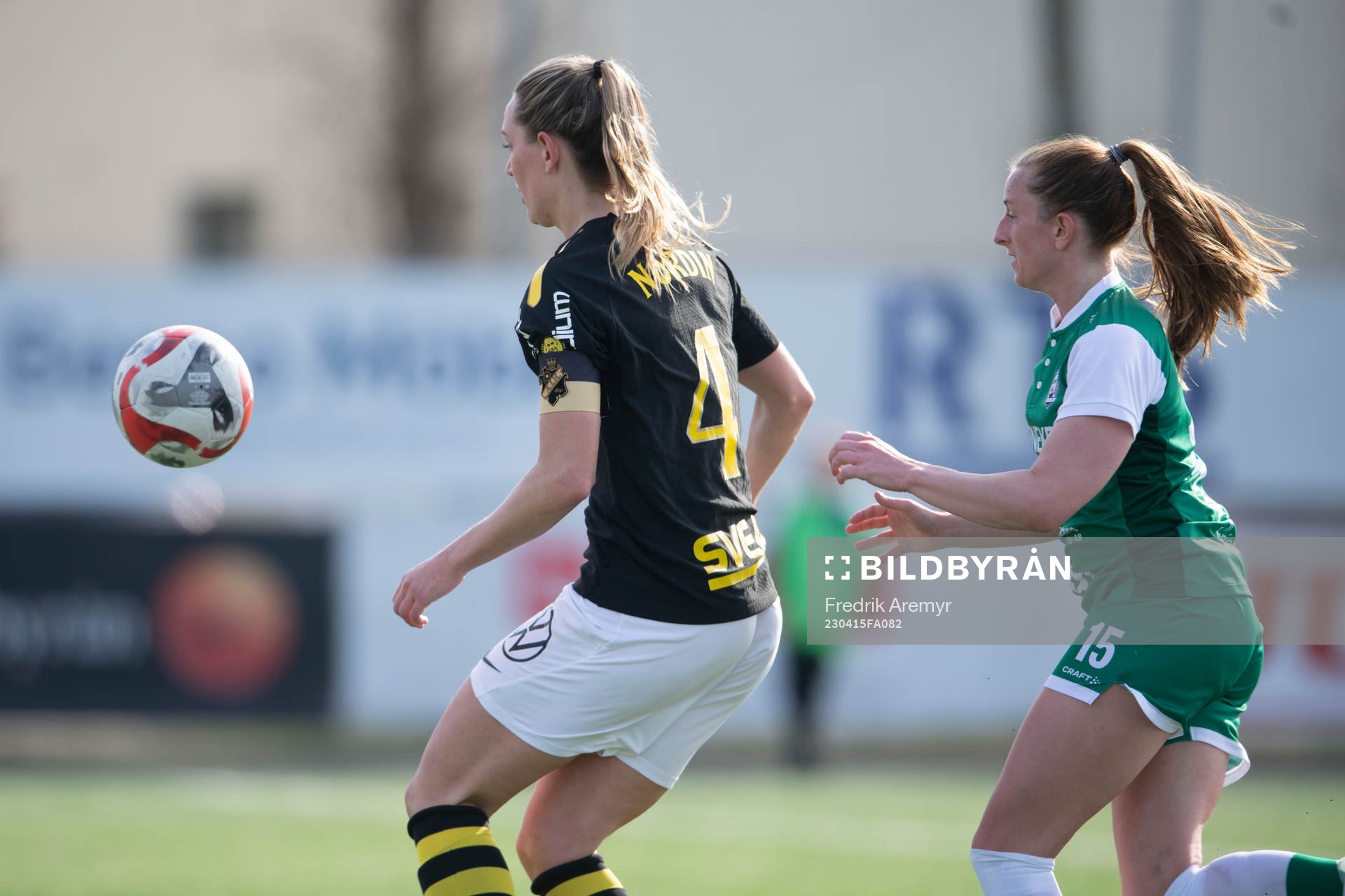 AIKs Jennie Nordin och Alingsås Olivia Sultán