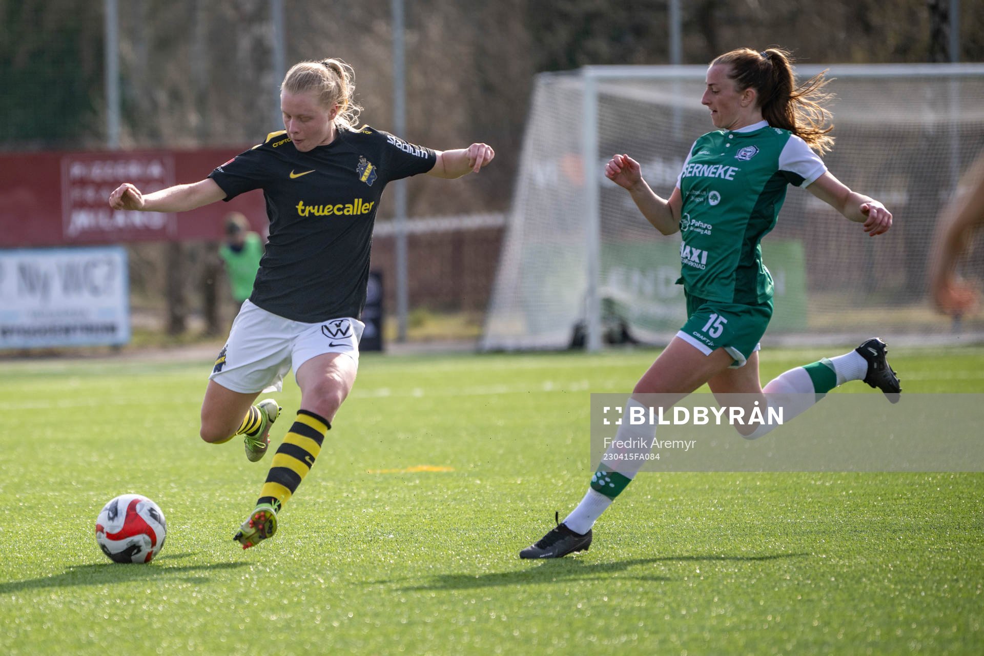 AIKs Sofia Parkner och Alingsås Olivia Sultán