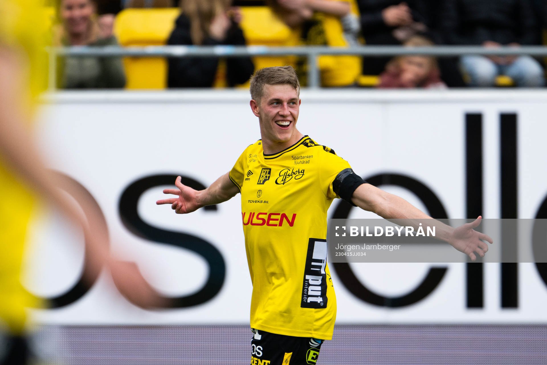 Elfsborgs Alexander Bernhardsson jublar