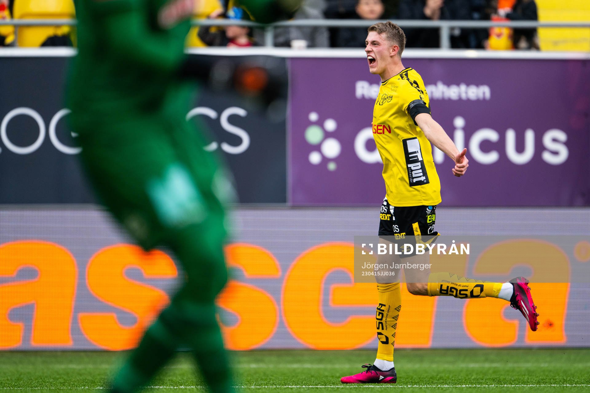 Elfsborgs Alexander Bernhardsson jublar
