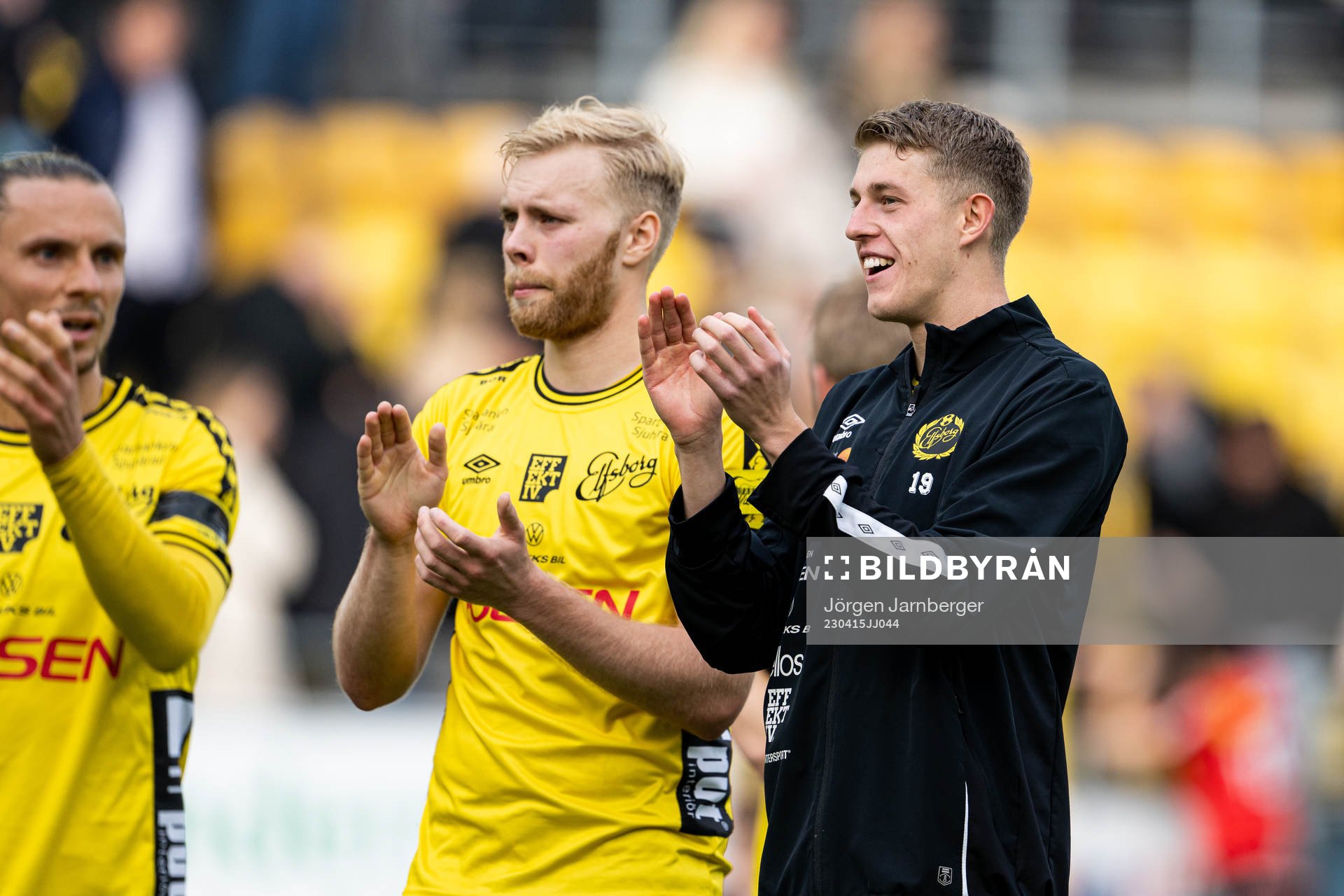 Elfsborgs Sveinn Guðjohnsen och Alexander Bernhardsson