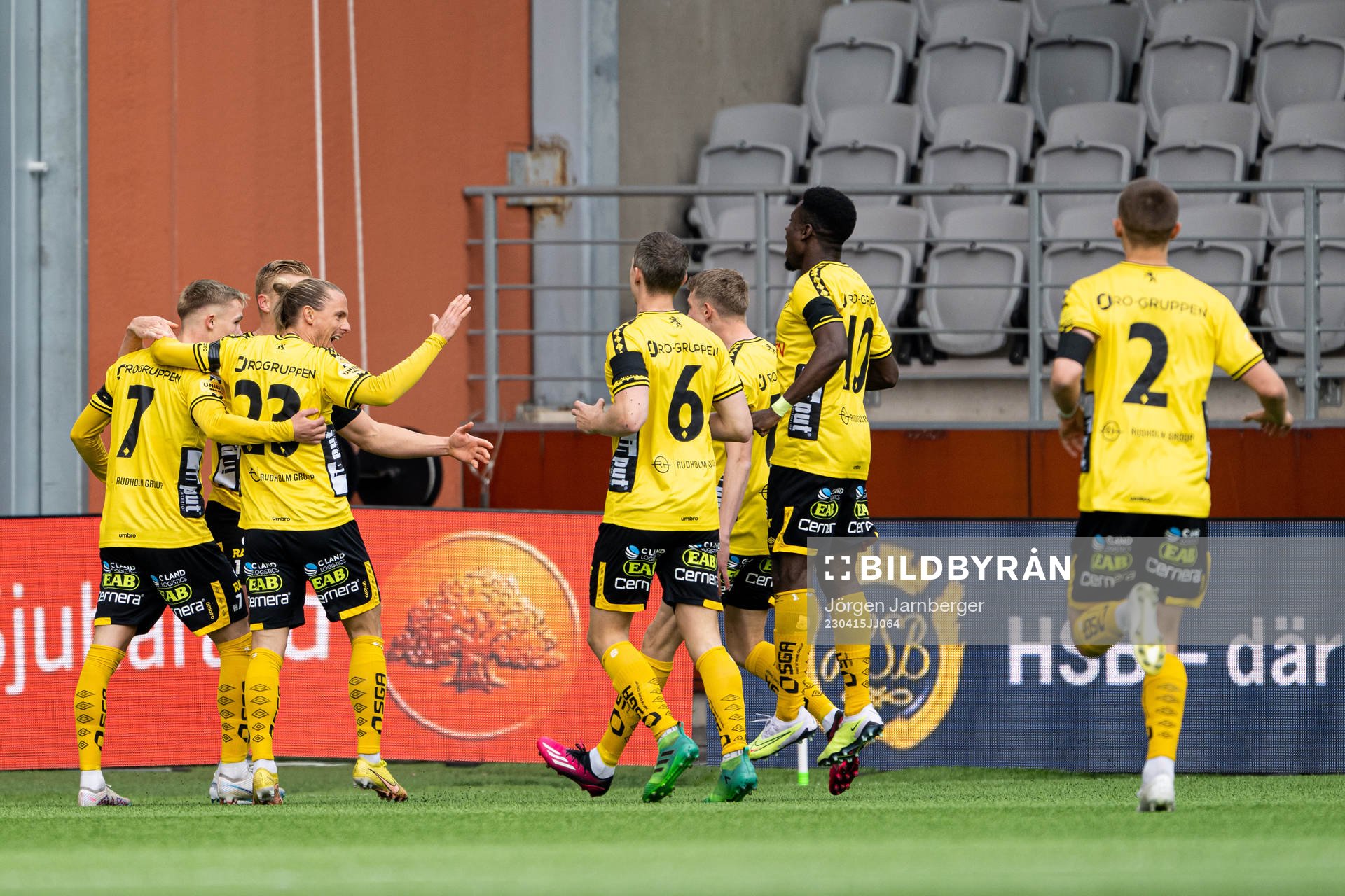 Elfsborgs spelare jublar