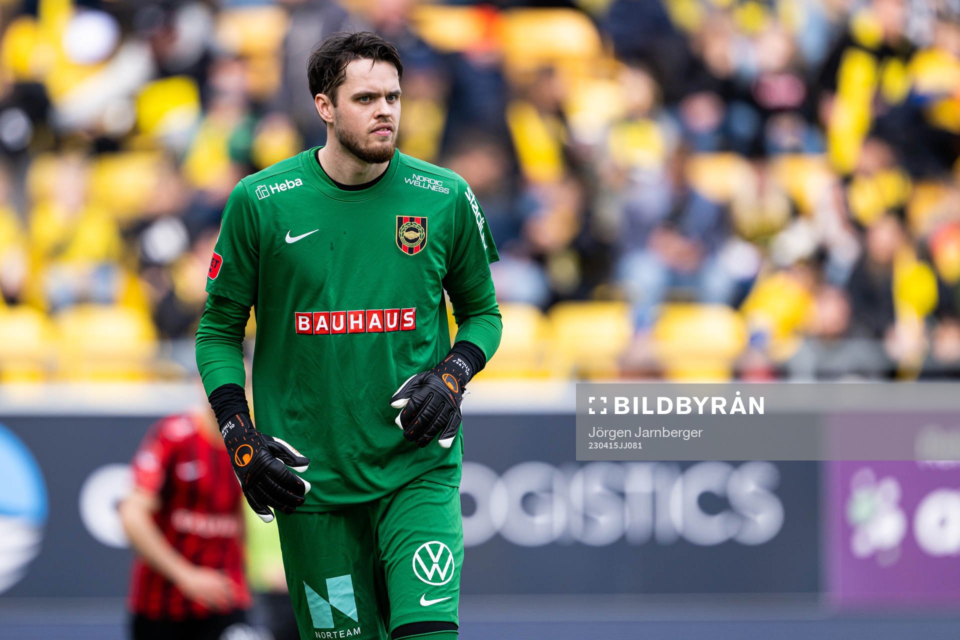 Brommapojkarnas målvakt Oscar Linnér