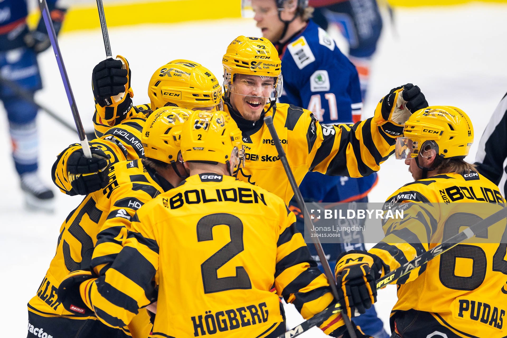 Skellefteås Jonathan Johnsson jublar