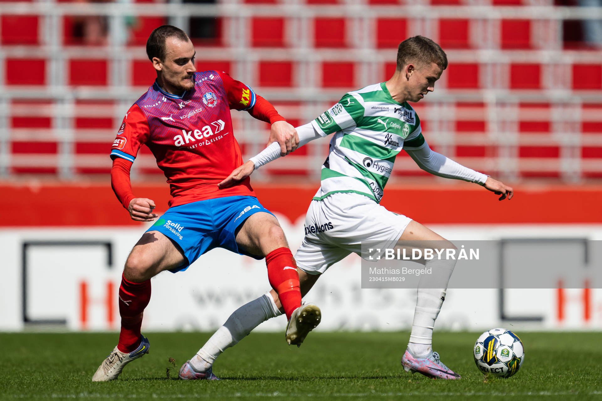 Helsingborgs Adam Hellborg och Västerås SKs Anders