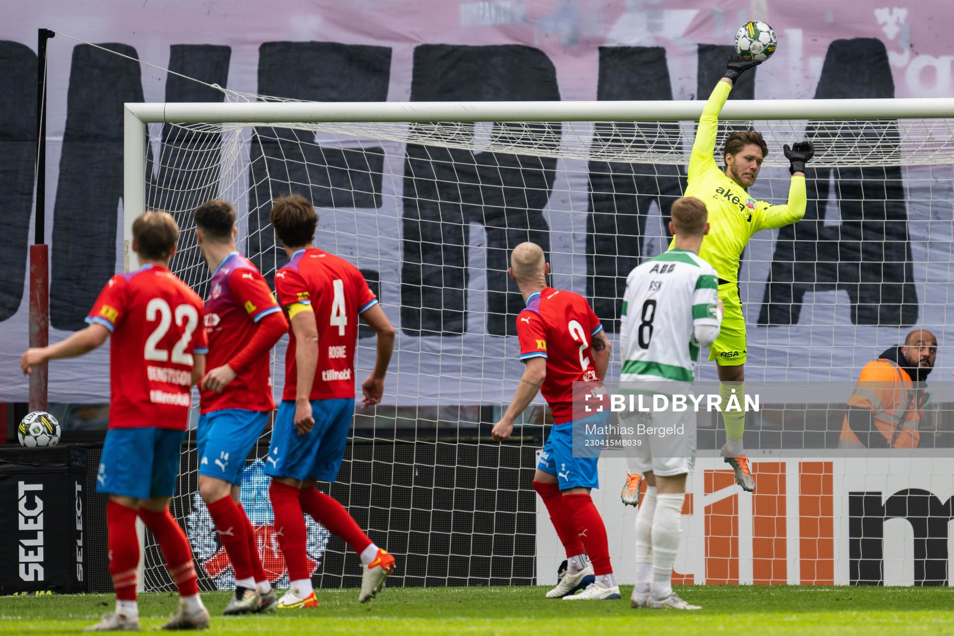 Helsingborgs målvakt Kalle Joelsson