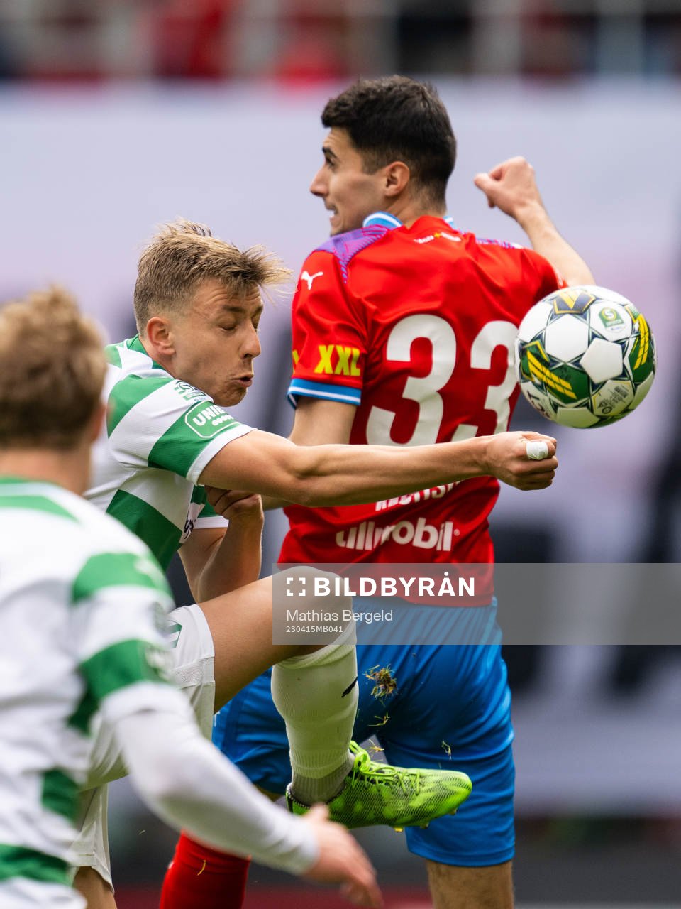 Västerås SKs Simon Gefvert och Helsingborgs Amar Muhsin