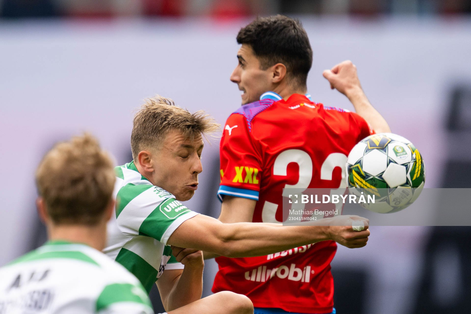 Västerås SKs Simon Gefvert och Helsingborgs Amar Muhsin