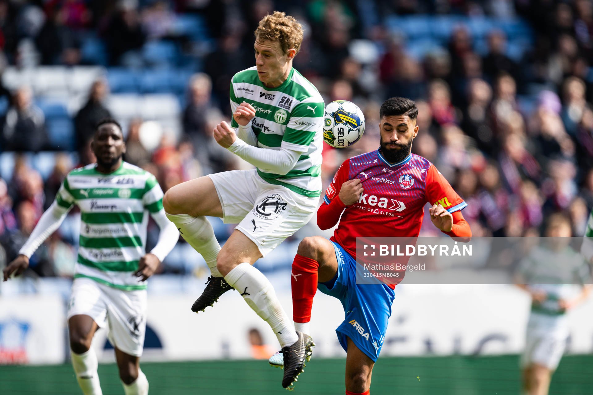 Västerås SKs Herman Magnusson och Helsingborgs Amin