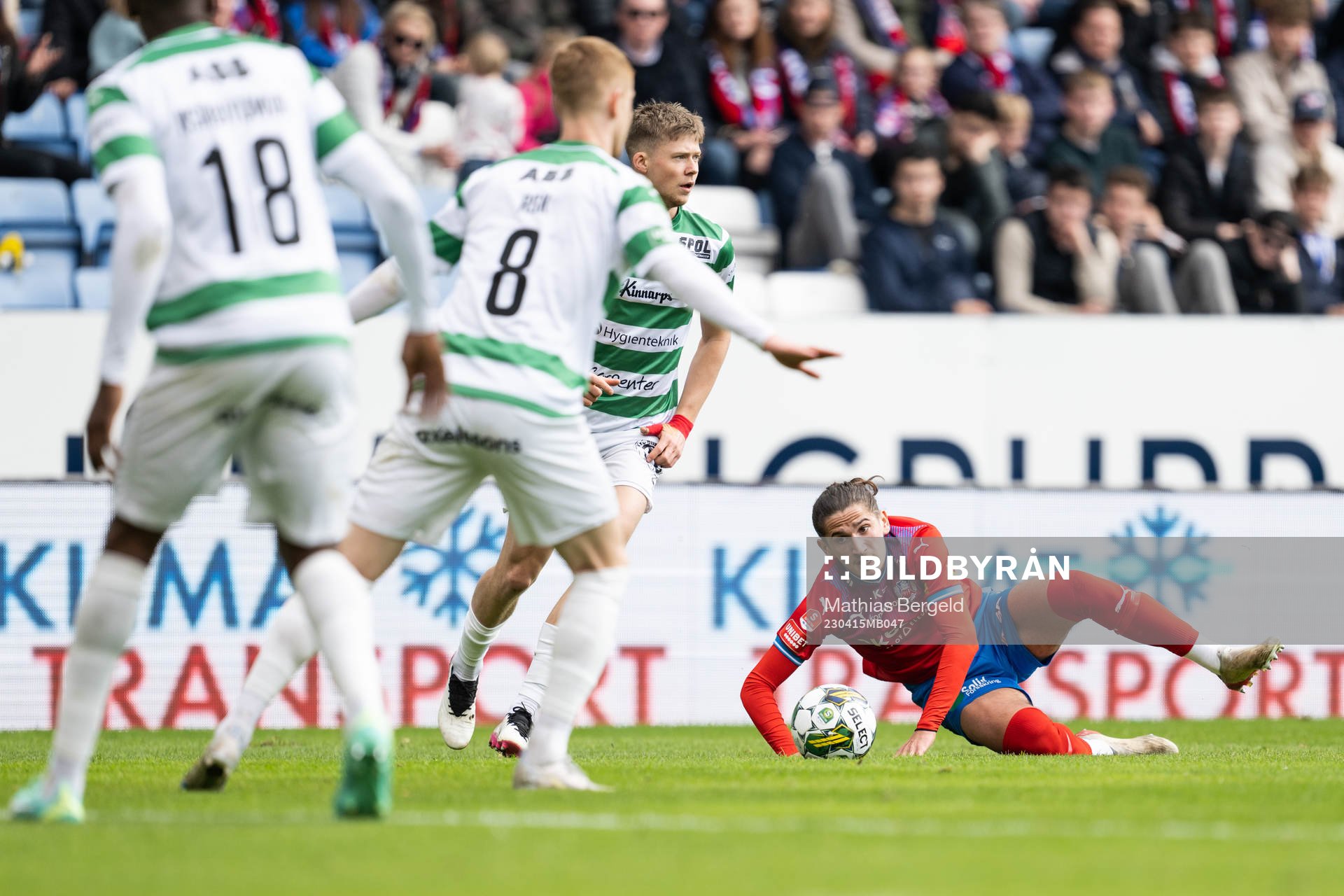 Västerås SKs Patric Åslund och Helsingborgs Ervin Gigovic