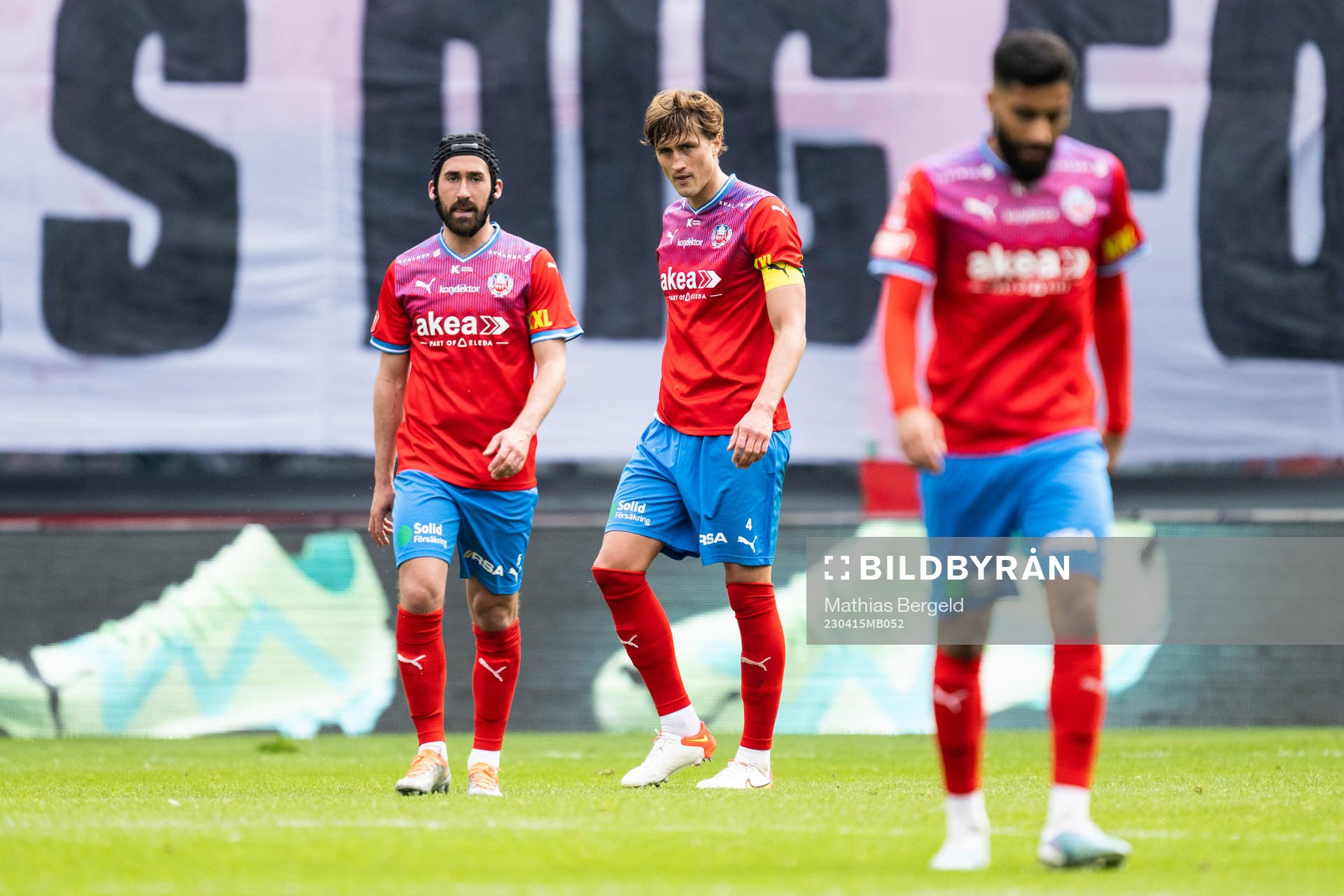 Helsingborgs Frederik Holst och Thomas Pauck Rogne deppar