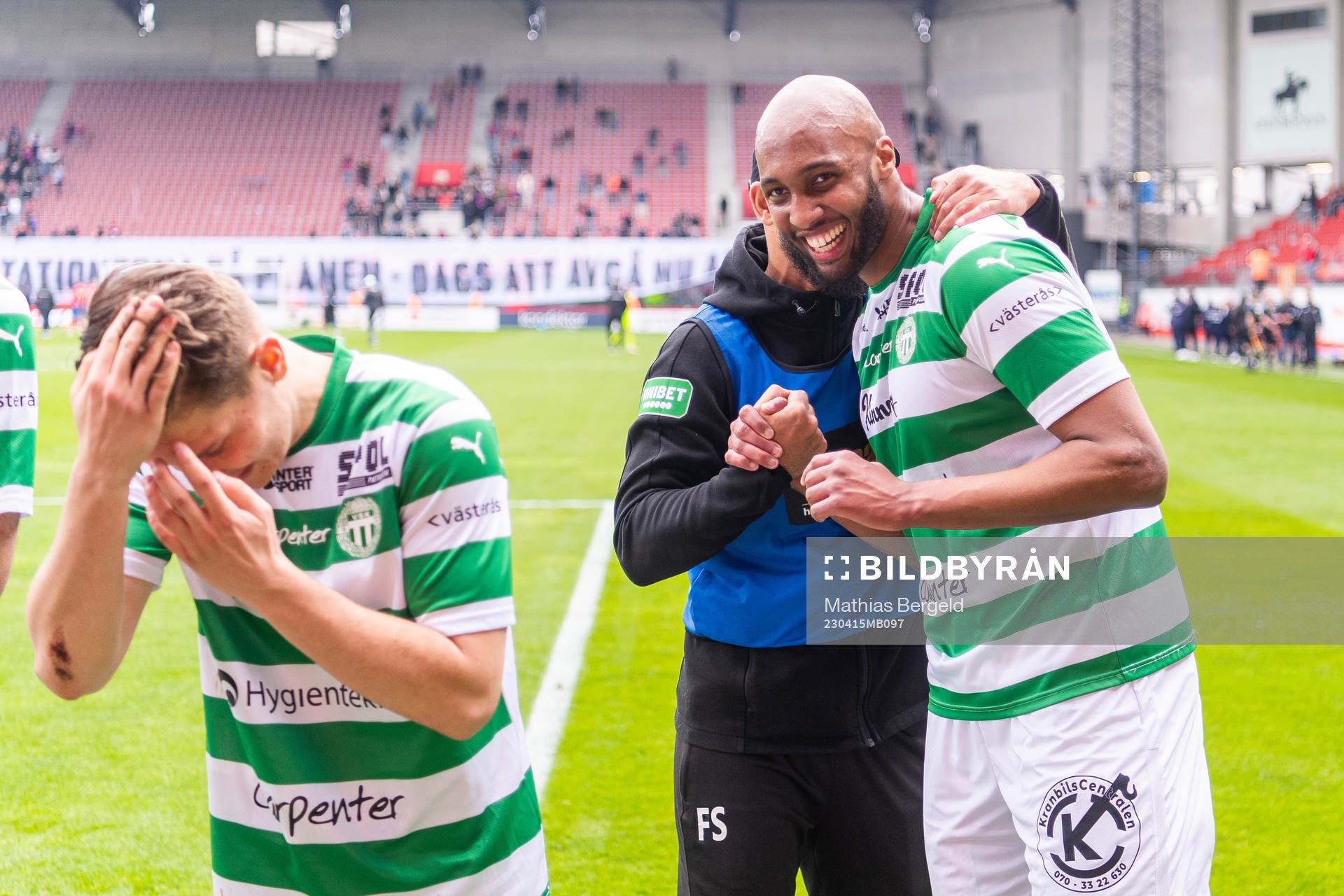 Västerås SKs Jabir Abdihakim Ali jublar
