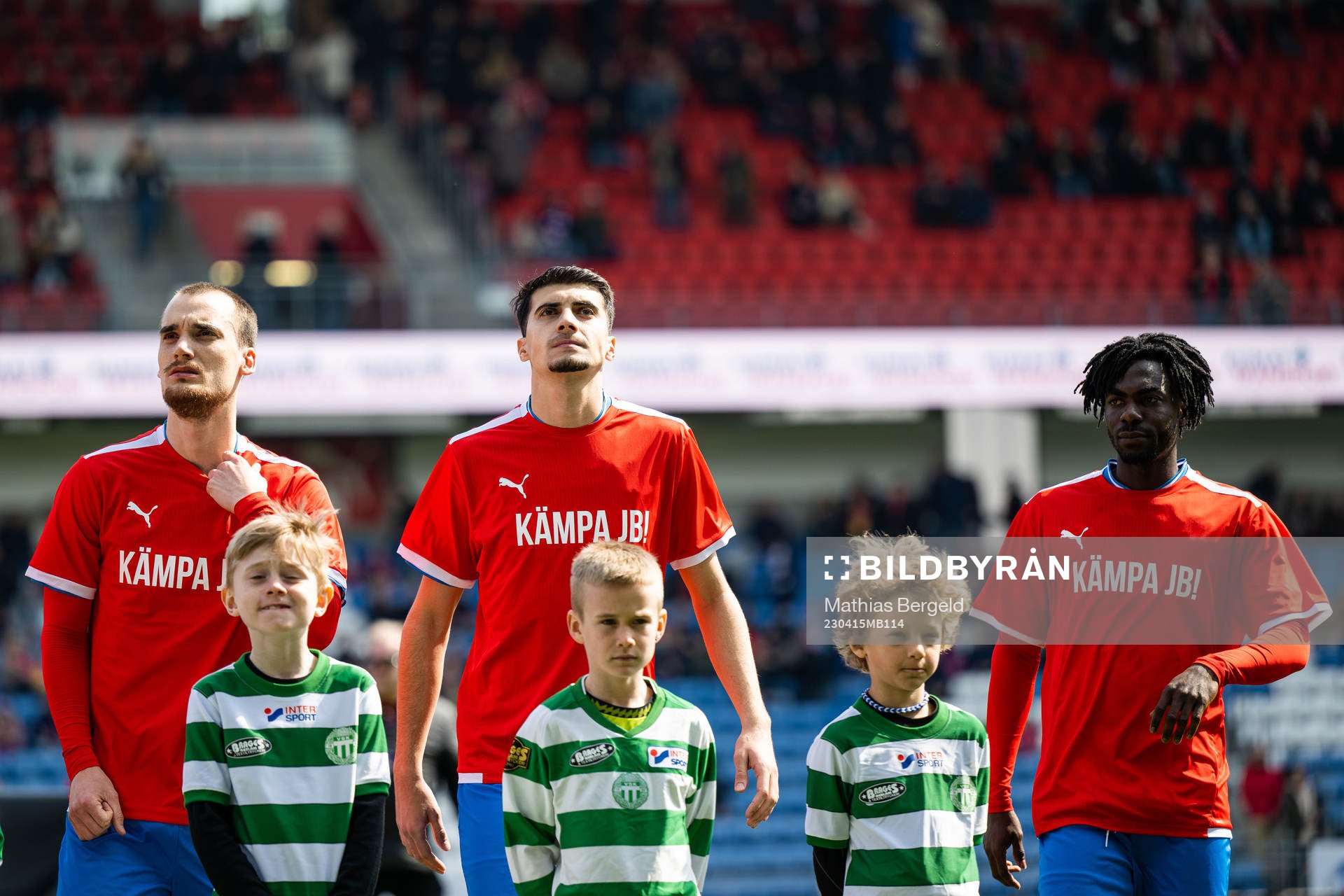 Helsingborgs Adam Hellborg, Amar Muhsin och Benjamin Acquah