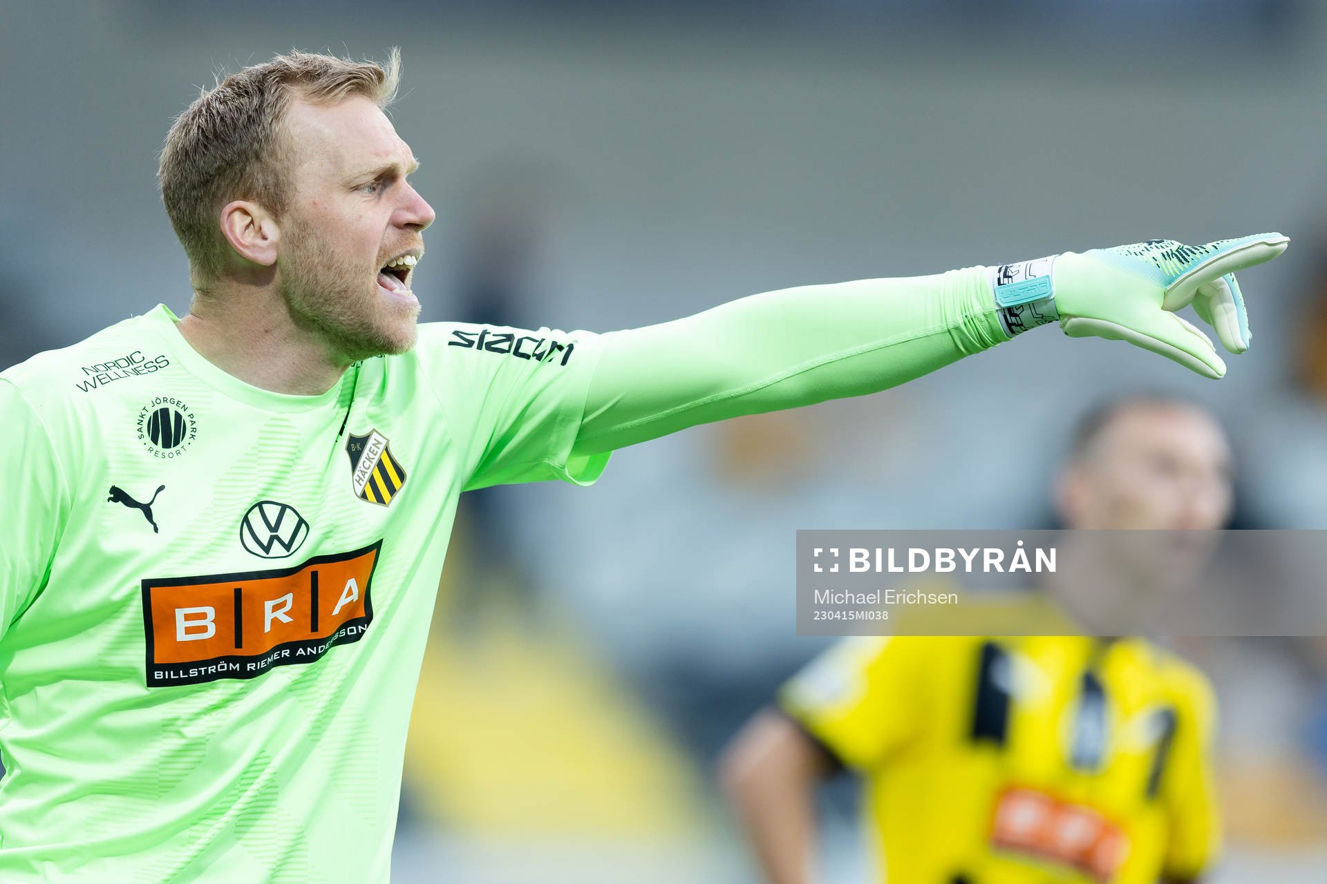 Häckens målvakt Peter Abrahamsson