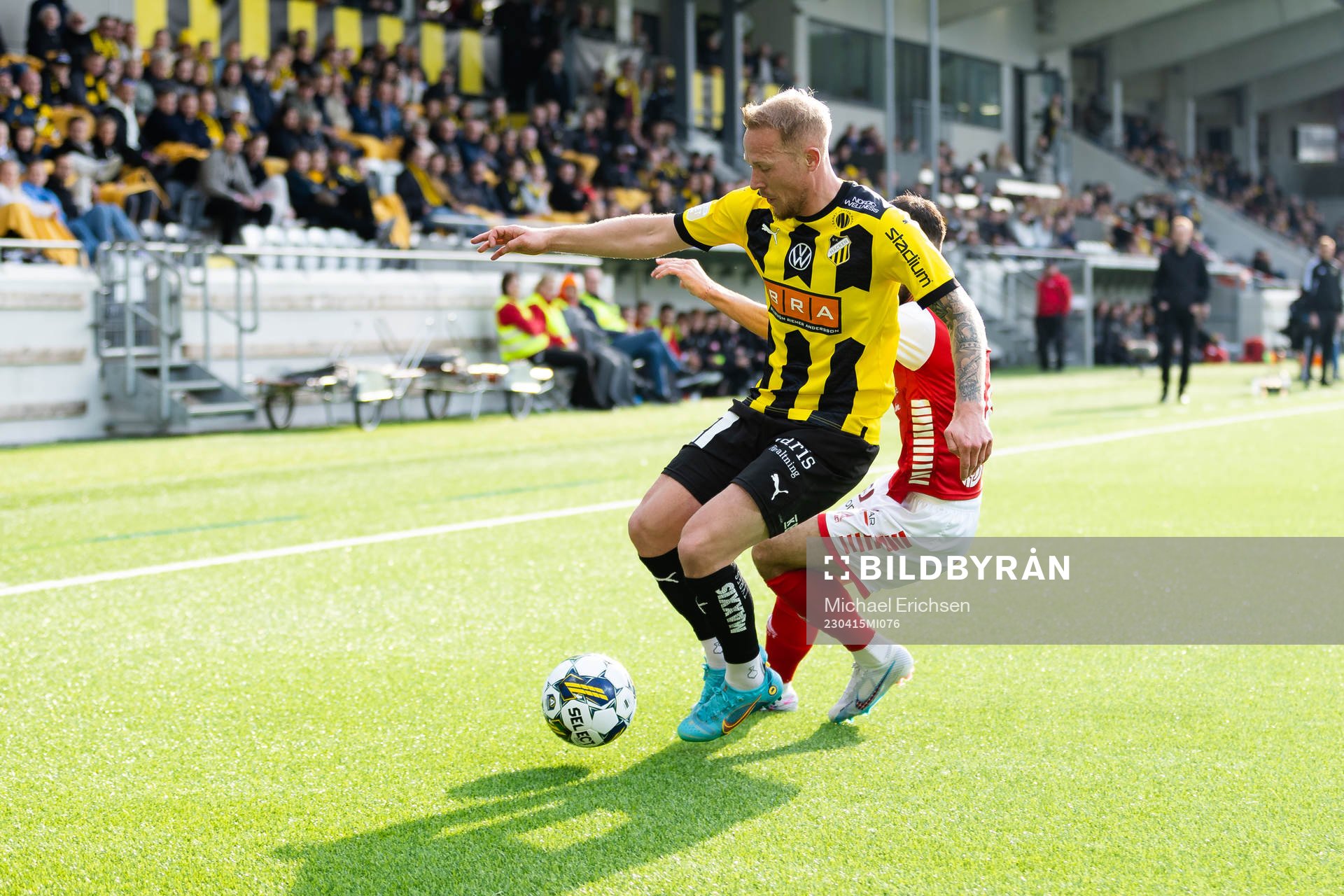 Häckens Mikkel Rygaard Jensen och Kalmars Noah Shamoun