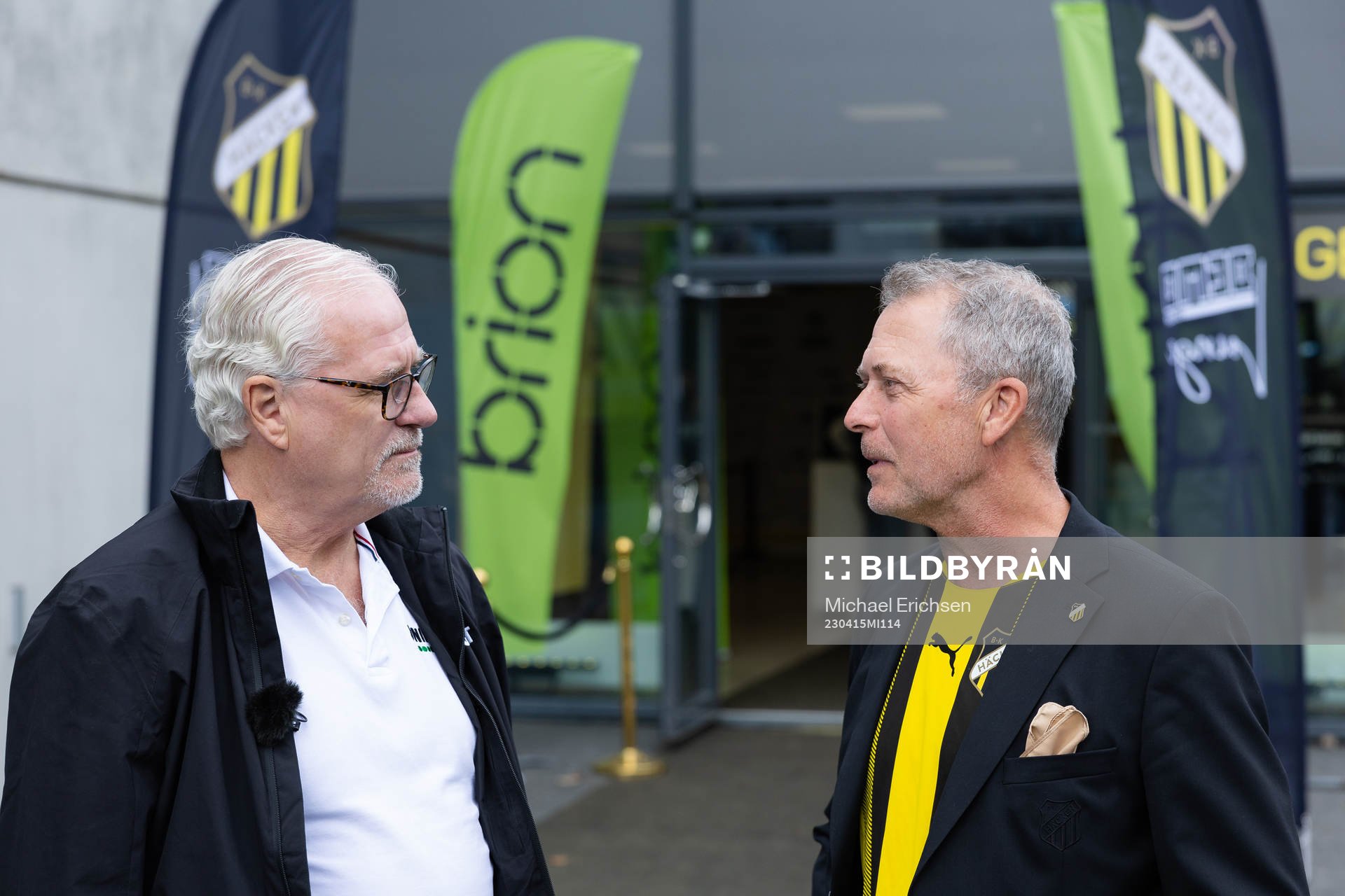 Glenn Hysén och Häckens tidigare sportchef Sonny Karlsson